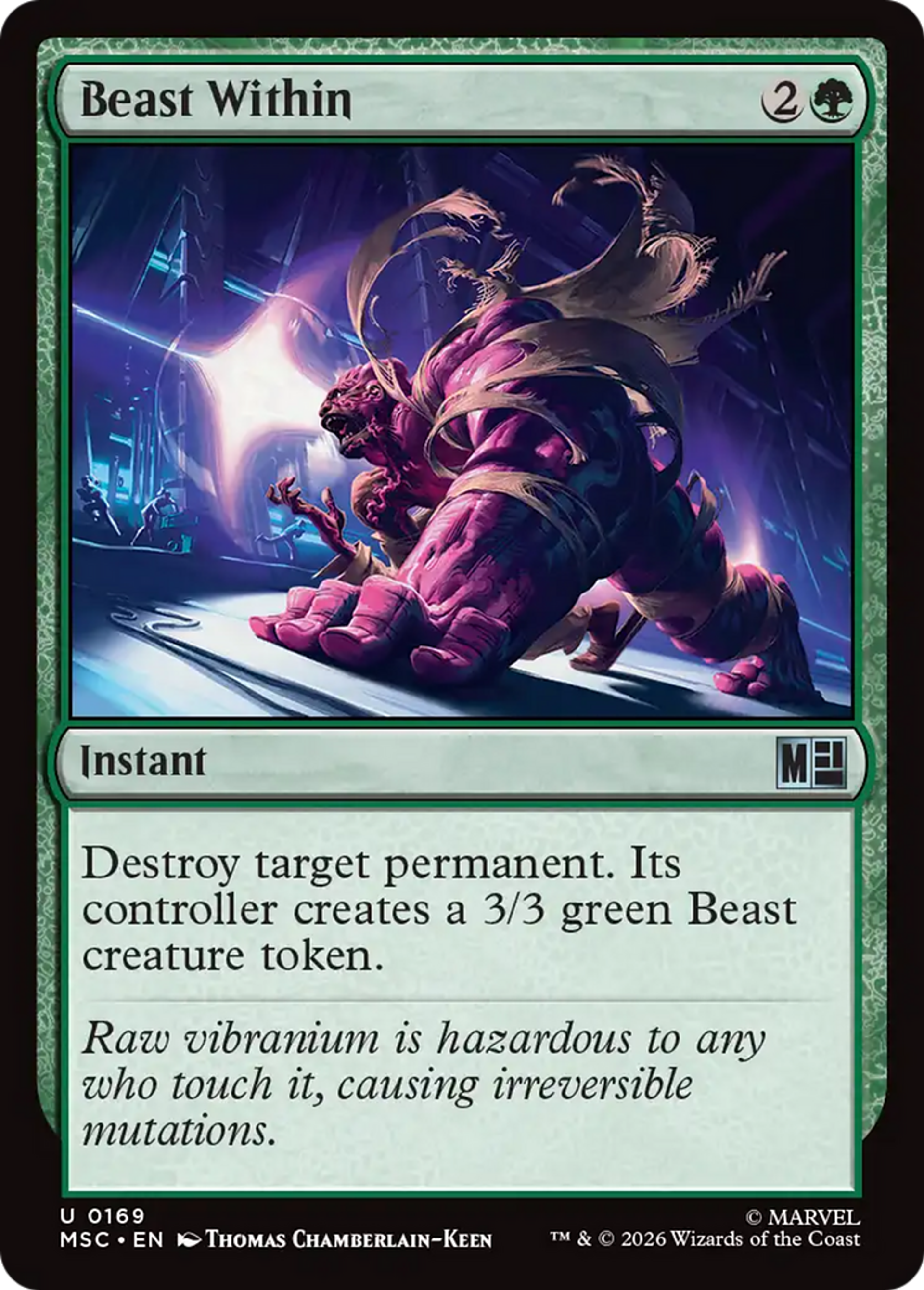 Réveiller la bête — Marvel Super Heroes Commander — Magic: The Gathering