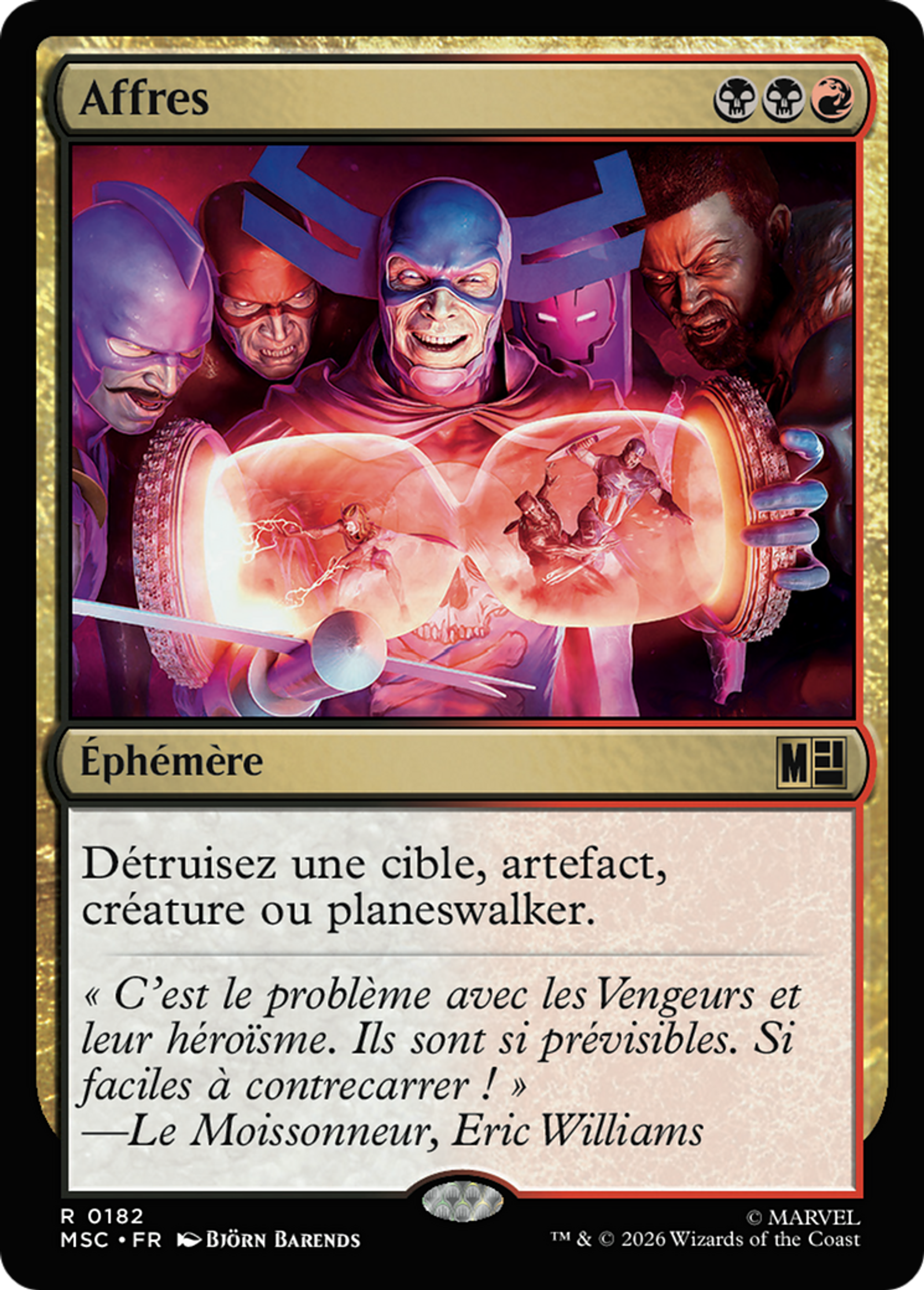 Affres — Marvel Super Heroes Commander — Magic: The Gathering