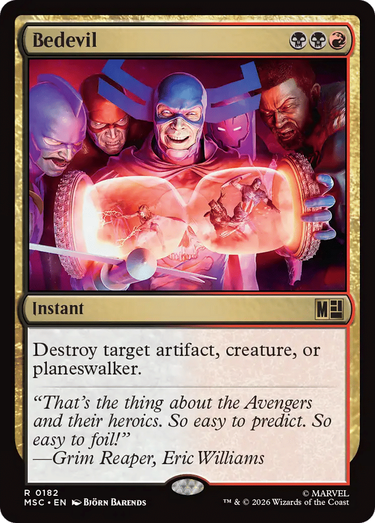 Bedevil — Marvel Super Heroes Commander — Magic: The Gathering