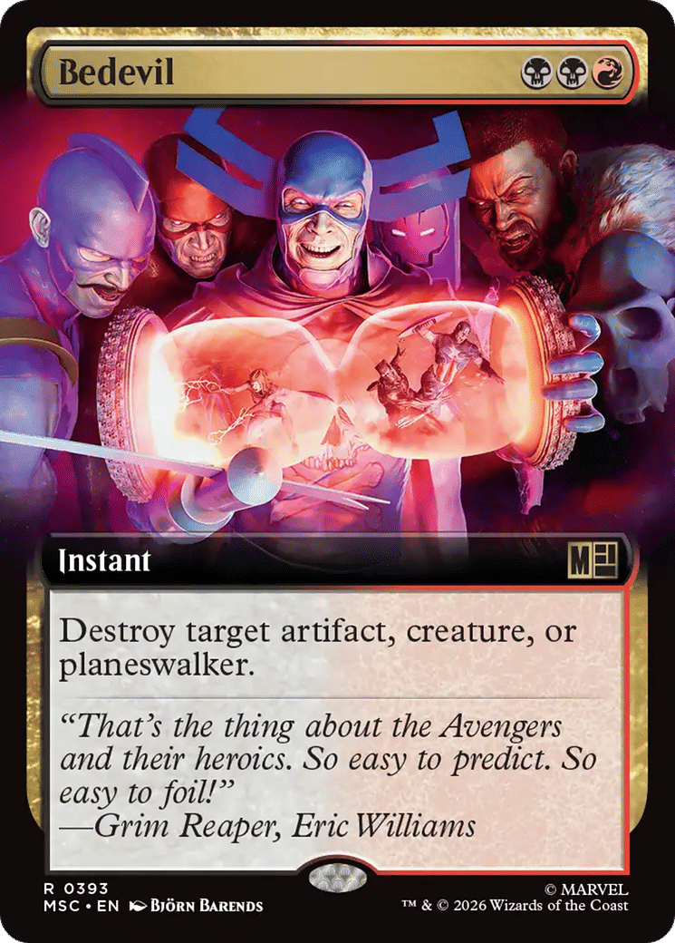 Bedevil — Marvel Super Heroes Commander — Magic: The Gathering