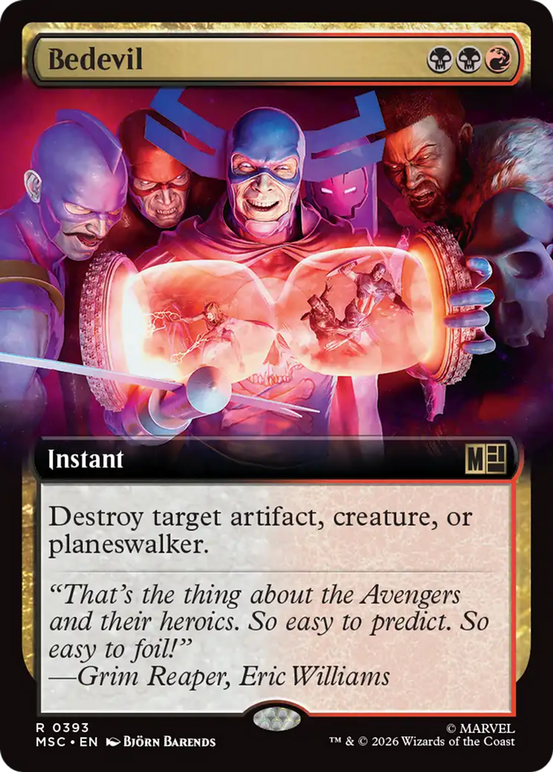 Bedevil — Marvel Super Heroes Commander — Magic: The Gathering