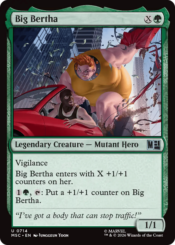 Big Bertha — Marvel Super Heroes Commander — Magic: The Gathering