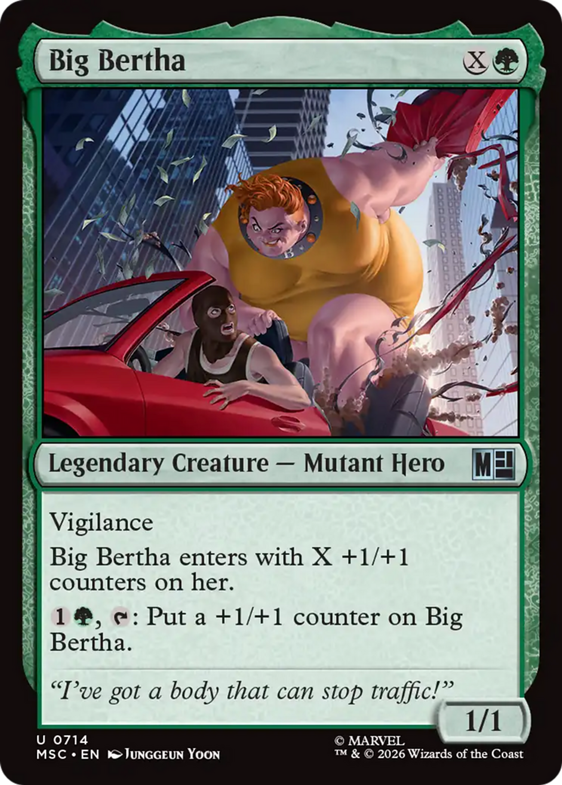 Big Bertha — Marvel Super Heroes Commander — Magic: The Gathering