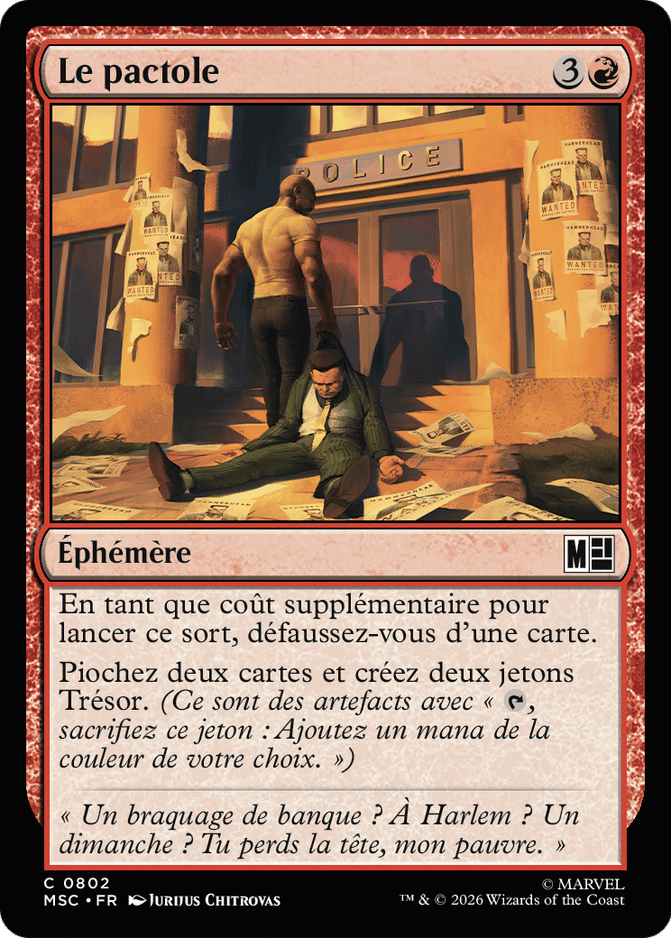 Le pactole — Marvel Super Heroes Commander — Magic: The Gathering