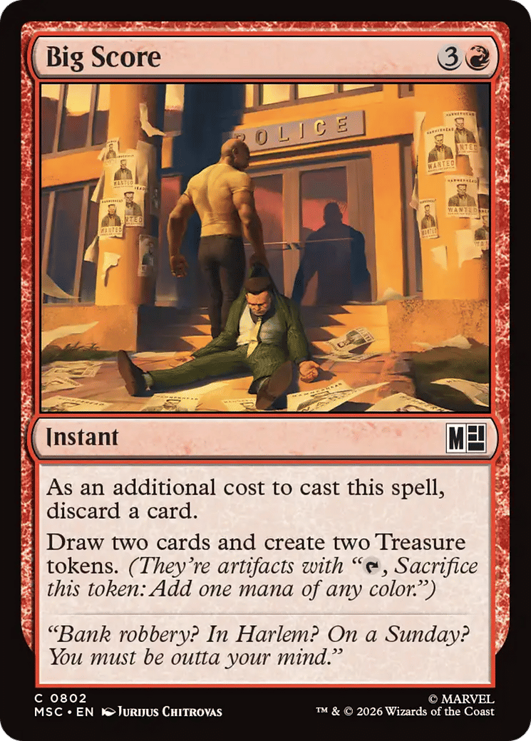 Big Score — Marvel Super Heroes Commander — Magic: The Gathering