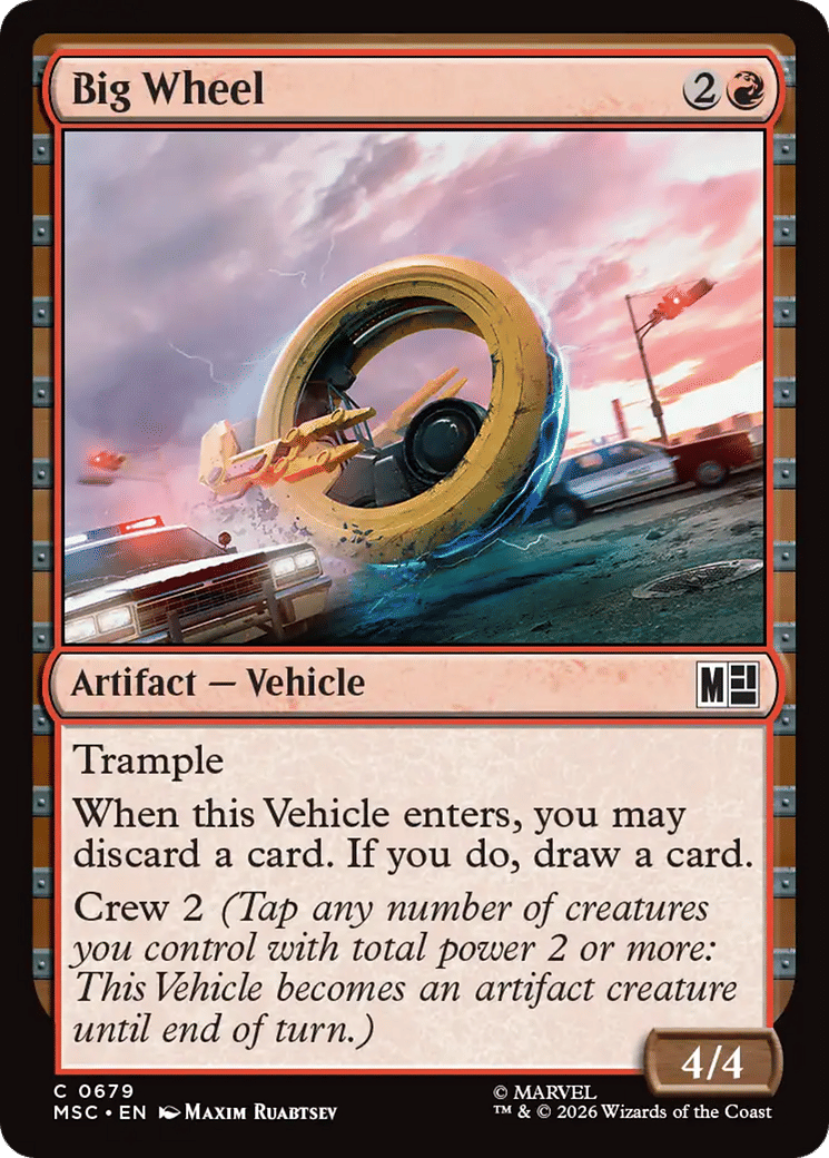 Big Wheel — Marvel Super Heroes Commander — Magic: The Gathering