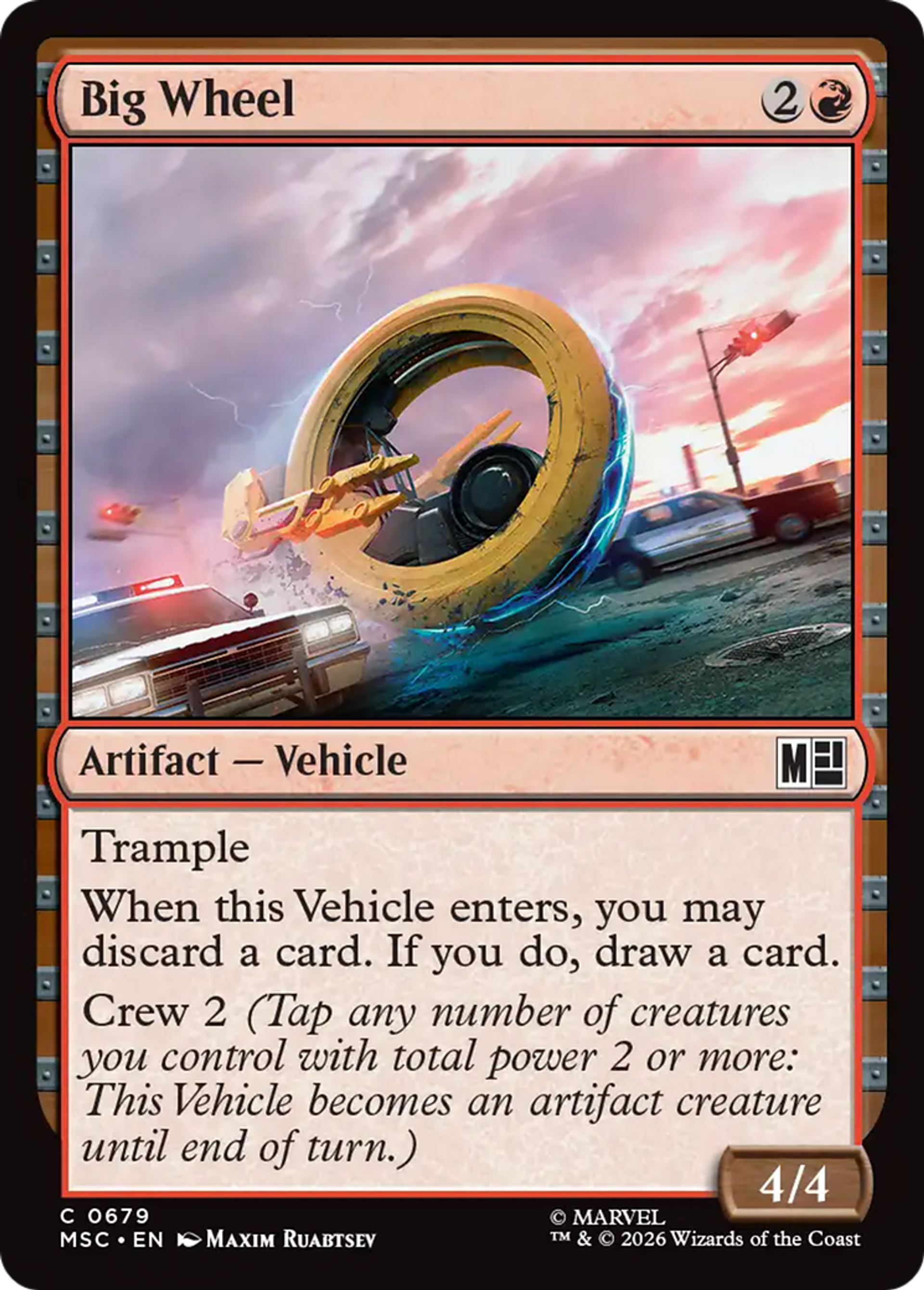 Big Wheel — Marvel Super Heroes Commander — Magic: The Gathering