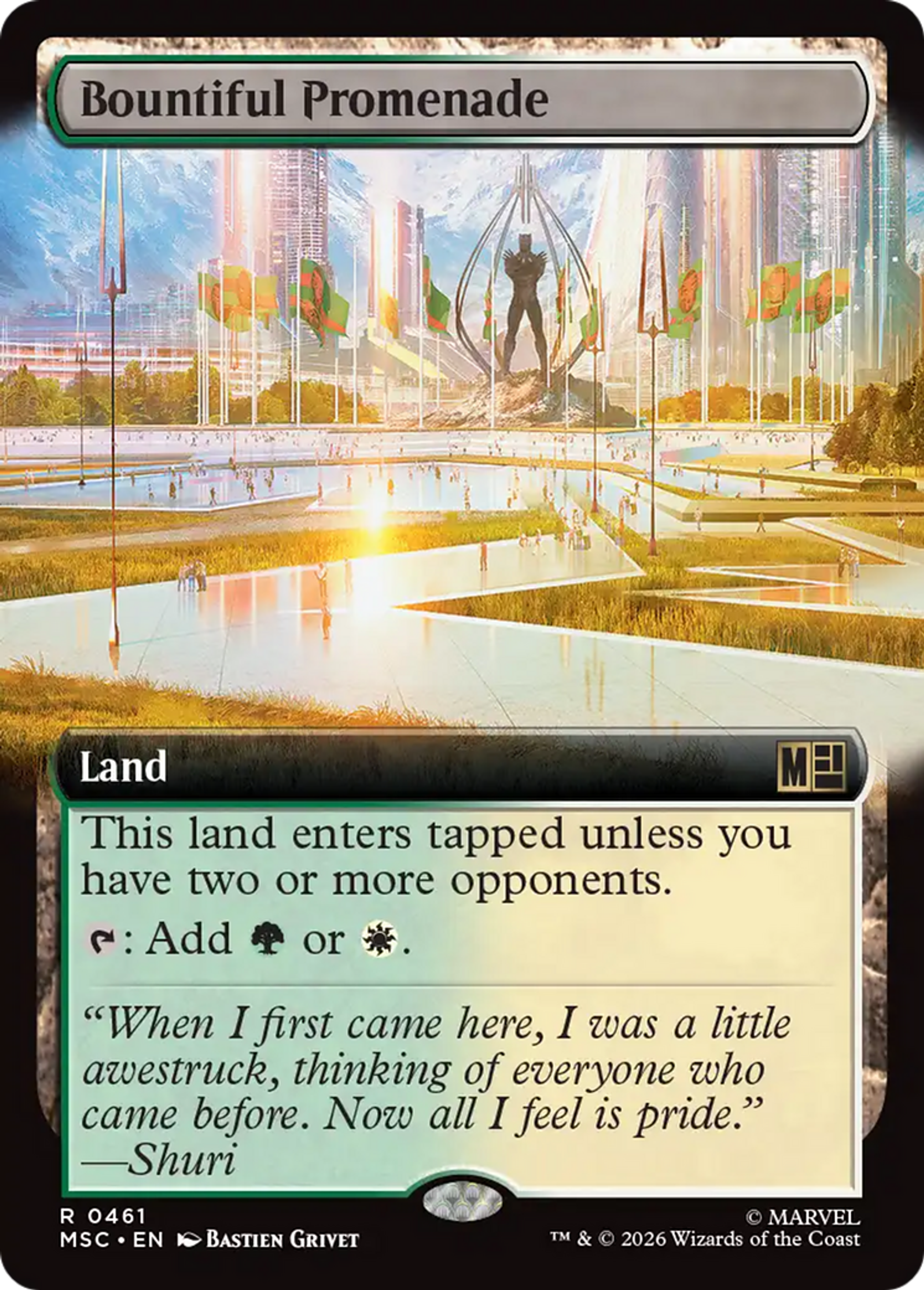 Bountiful Promenade — Marvel Super Heroes Commander — Magic: The Gathering