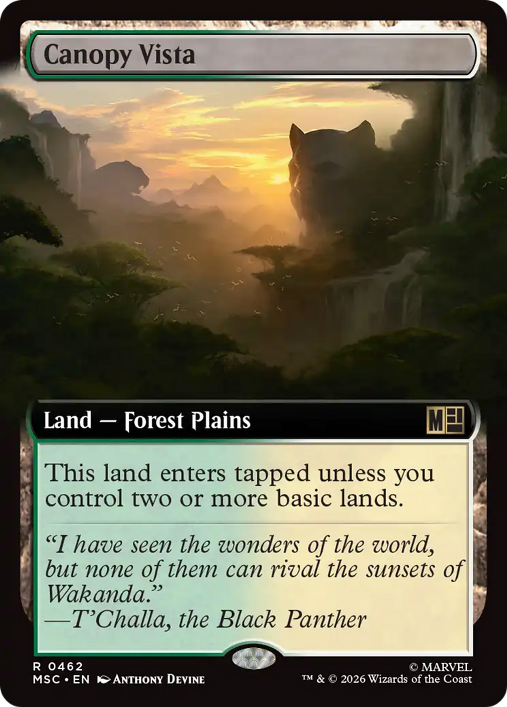 Canopy Vista — Marvel Super Heroes Commander — Magic: The Gathering