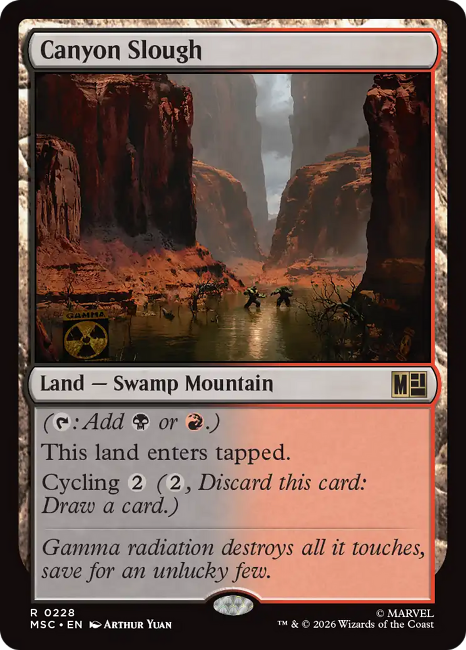 Canyon Slough — Marvel Super Heroes Commander — Magic: The Gathering