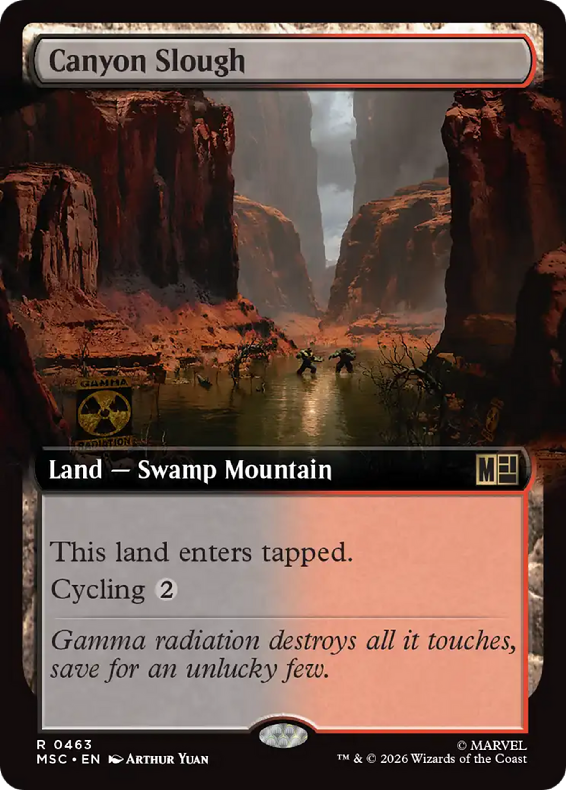 Canyon Slough — Marvel Super Heroes Commander — Magic: The Gathering