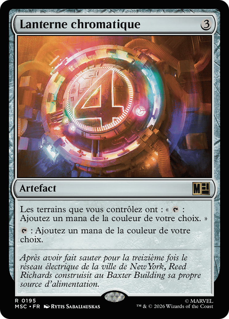 Lanterne chromatique — Marvel Super Heroes Commander — Magic: The Gathering