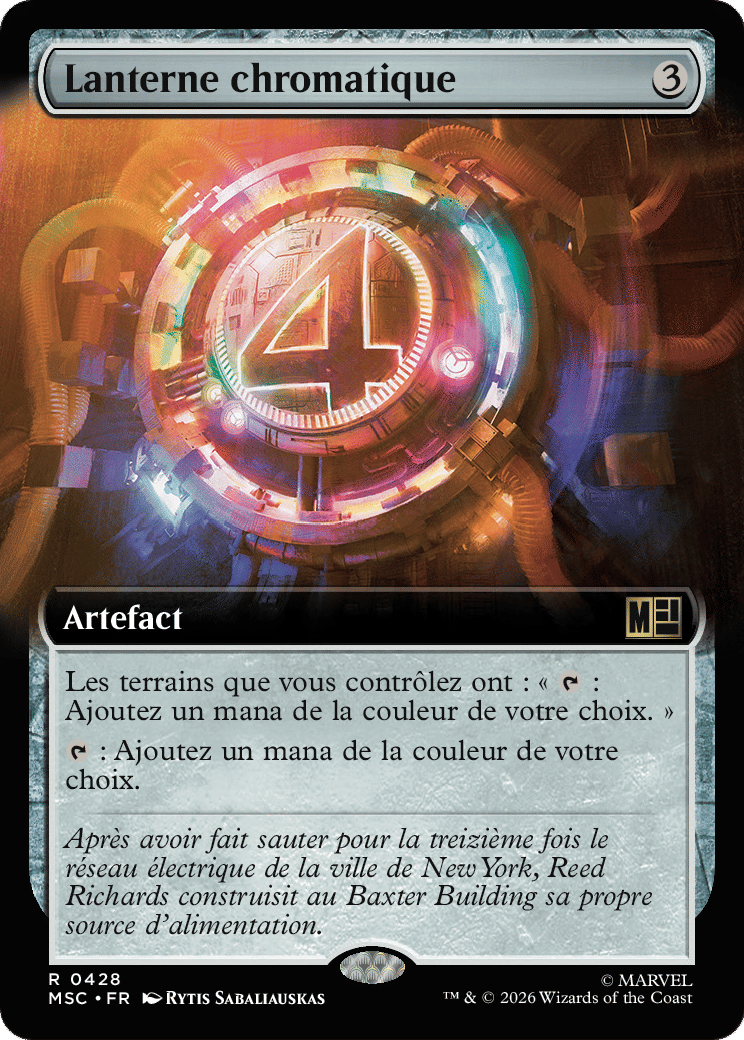 Lanterne chromatique — Marvel Super Heroes Commander — Magic: The Gathering