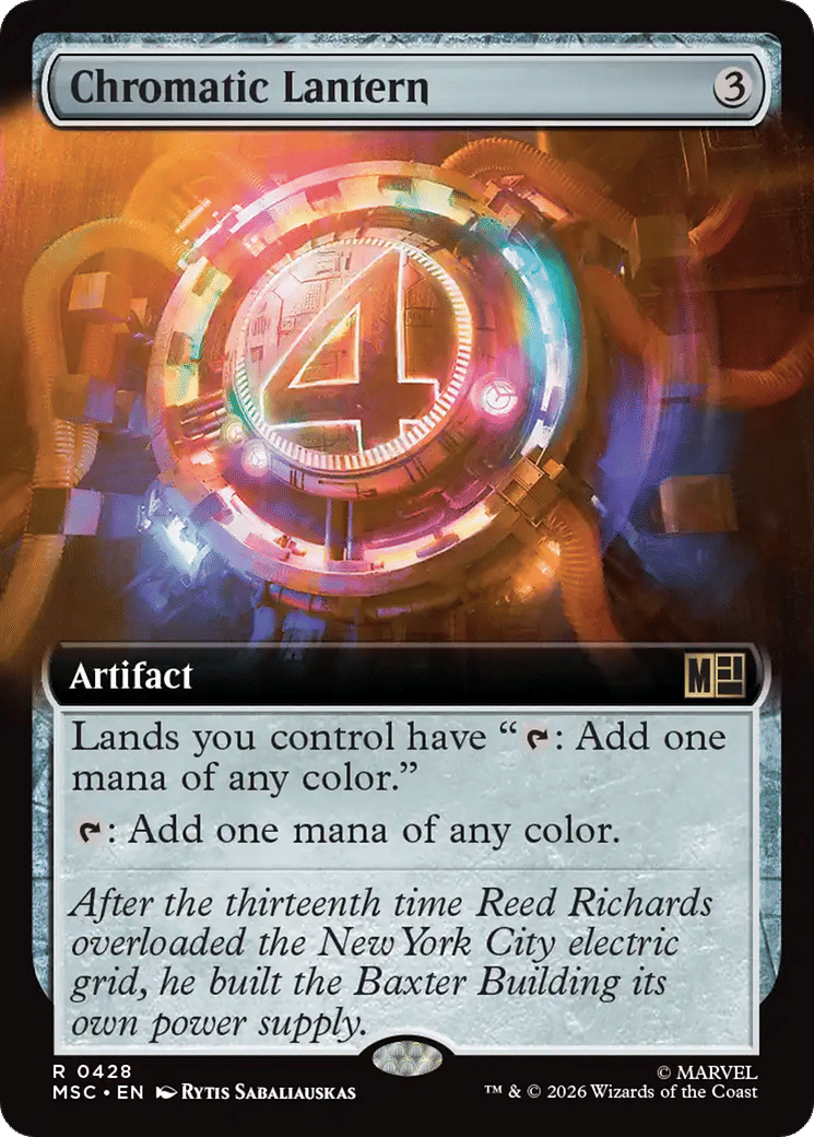 Chromatic Lantern — Marvel Super Heroes Commander — Magic: The Gathering