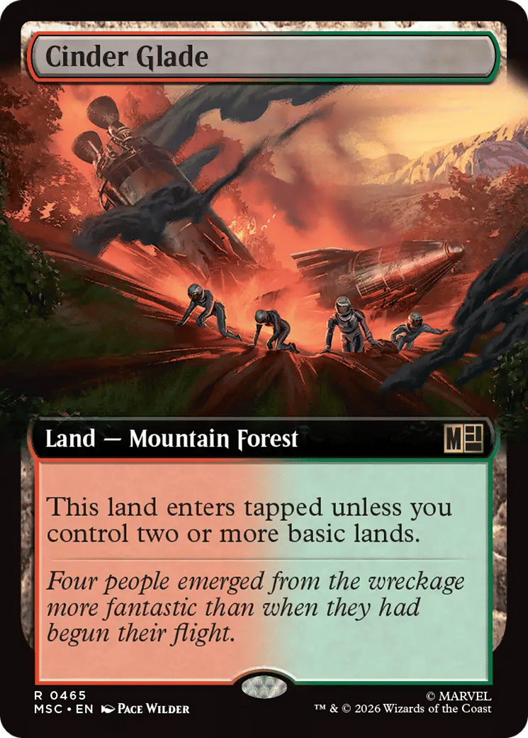 Cinder Glade — Marvel Super Heroes Commander — Magic: The Gathering