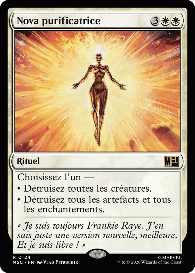 Nova purificatrice — Marvel Super Heroes Commander — Magic: The Gathering