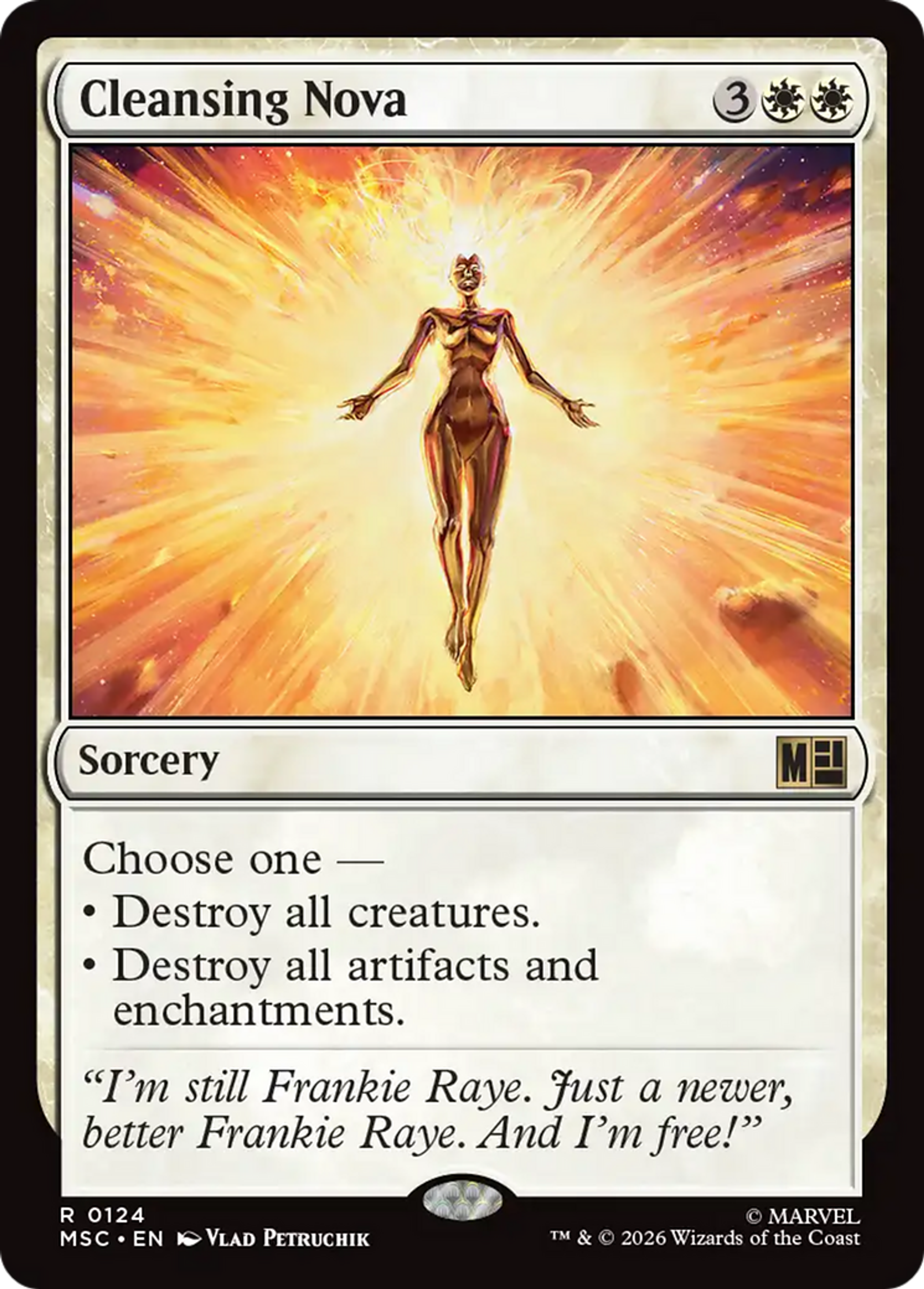 Cleansing Nova — Marvel Super Heroes Commander — Magic: The Gathering