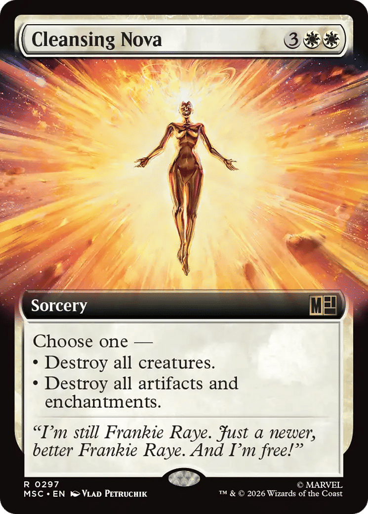 Cleansing Nova — Marvel Super Heroes Commander — Magic: The Gathering