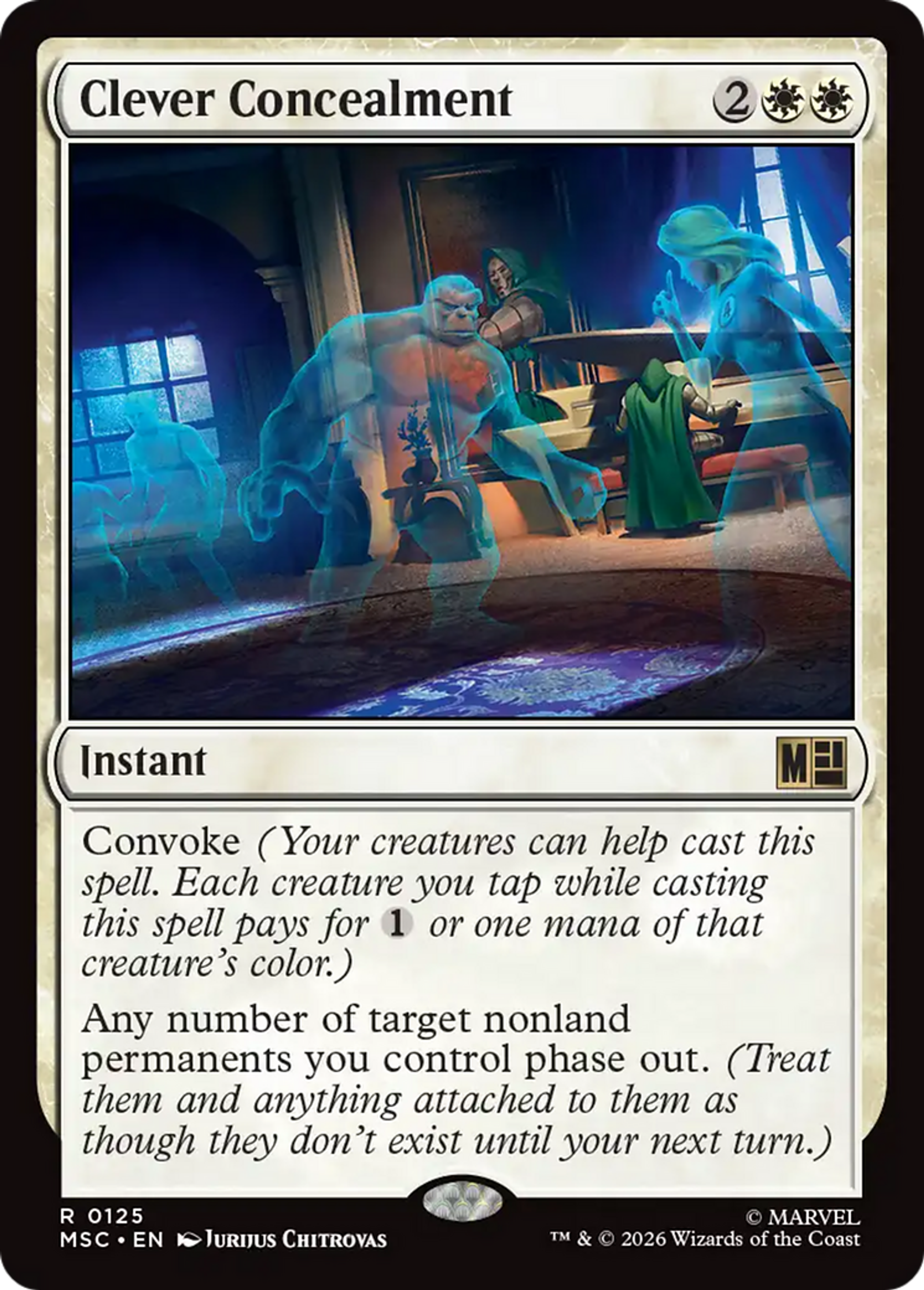 Clever Concealment — Marvel Super Heroes Commander — Magic: The Gathering