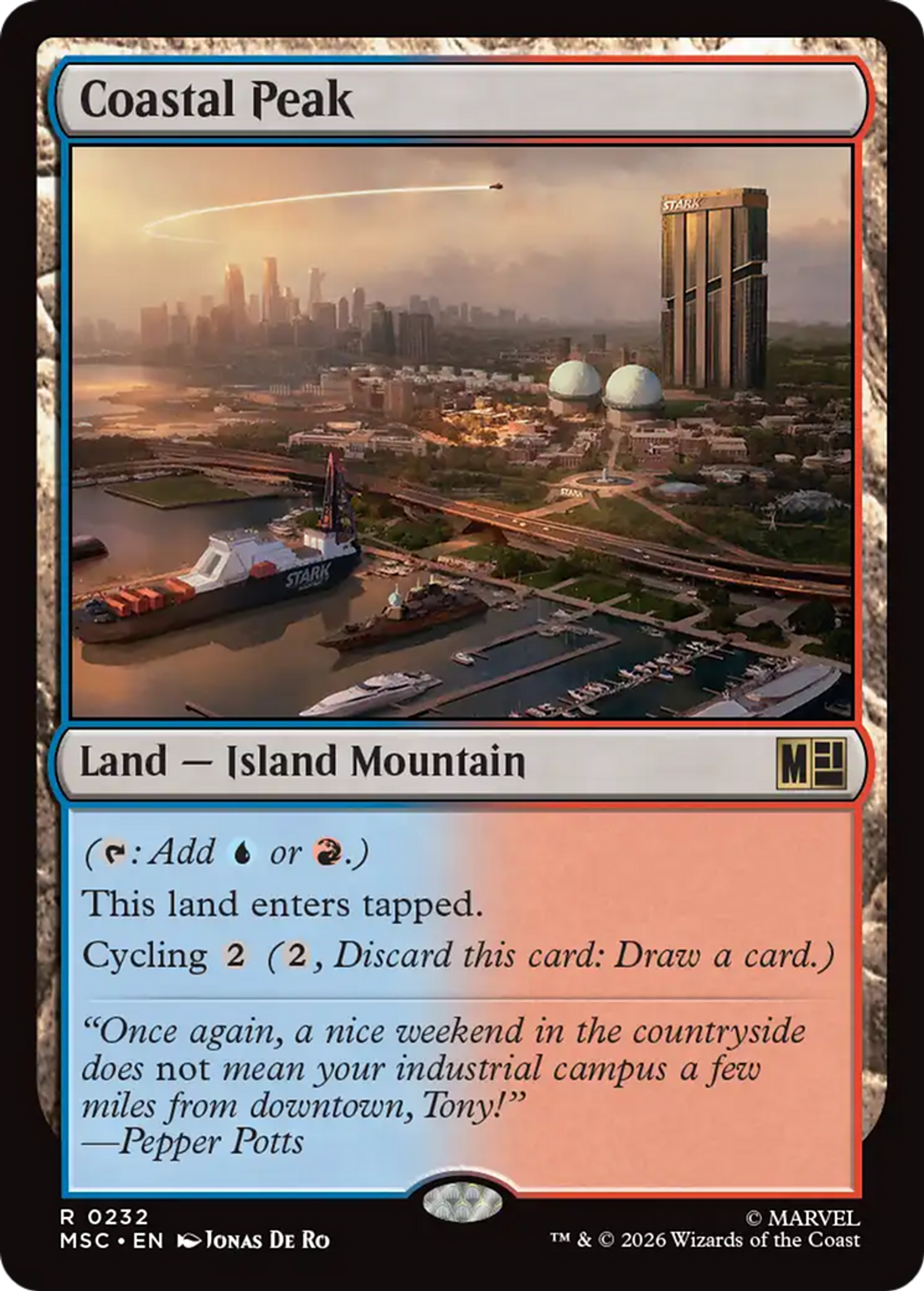 Coastal Peak — Marvel Super Heroes Commander — Magic: The Gathering