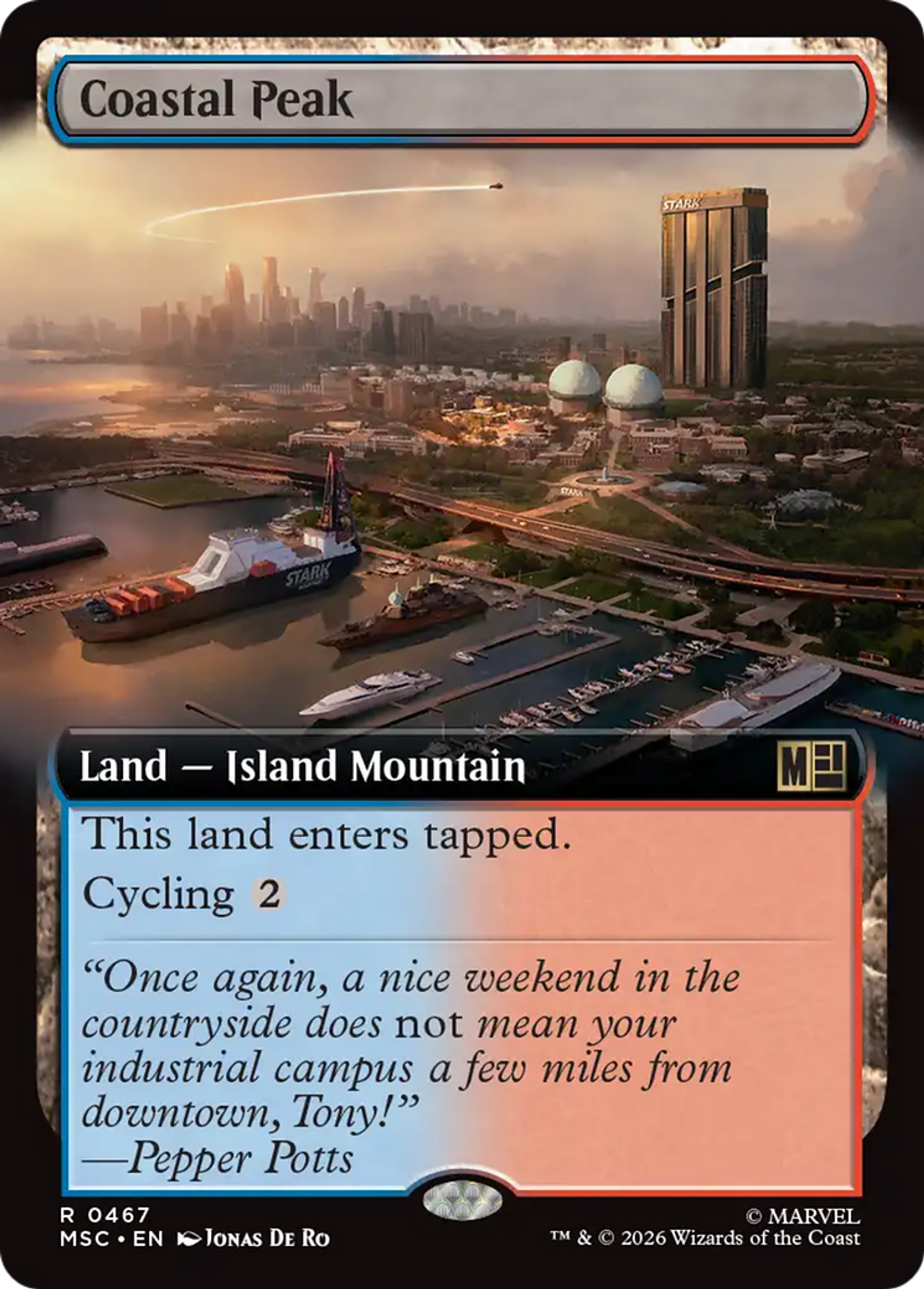 Coastal Peak — Marvel Super Heroes Commander — Magic: The Gathering