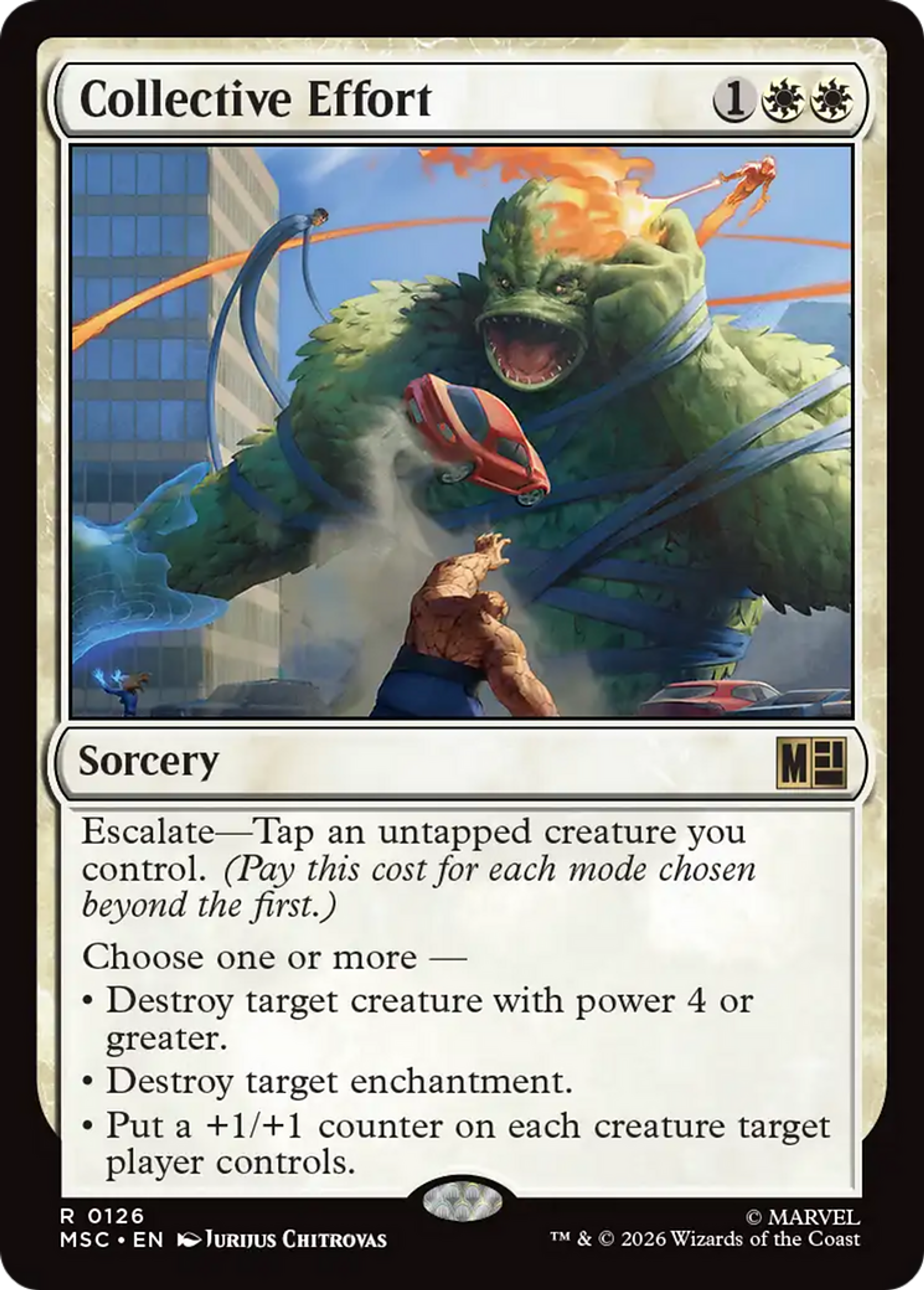 Collective Effort — Marvel Super Heroes Commander — Magic: The Gathering