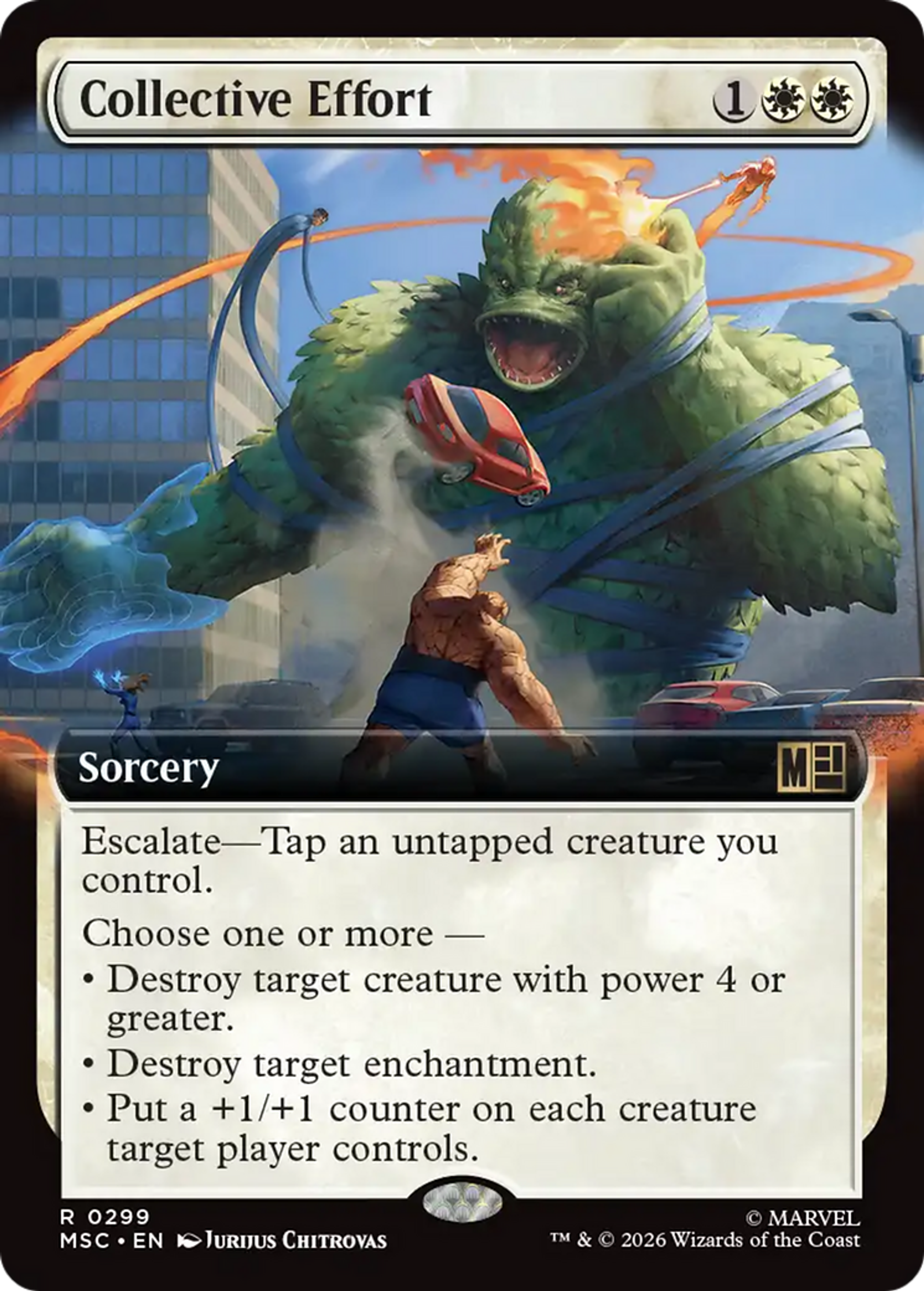 Collective Effort — Marvel Super Heroes Commander — Magic: The Gathering