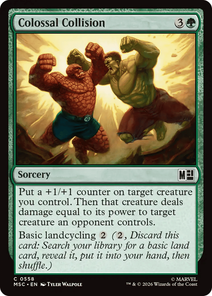Colossal Collision — Marvel Super Heroes Commander — Magic: The Gathering
