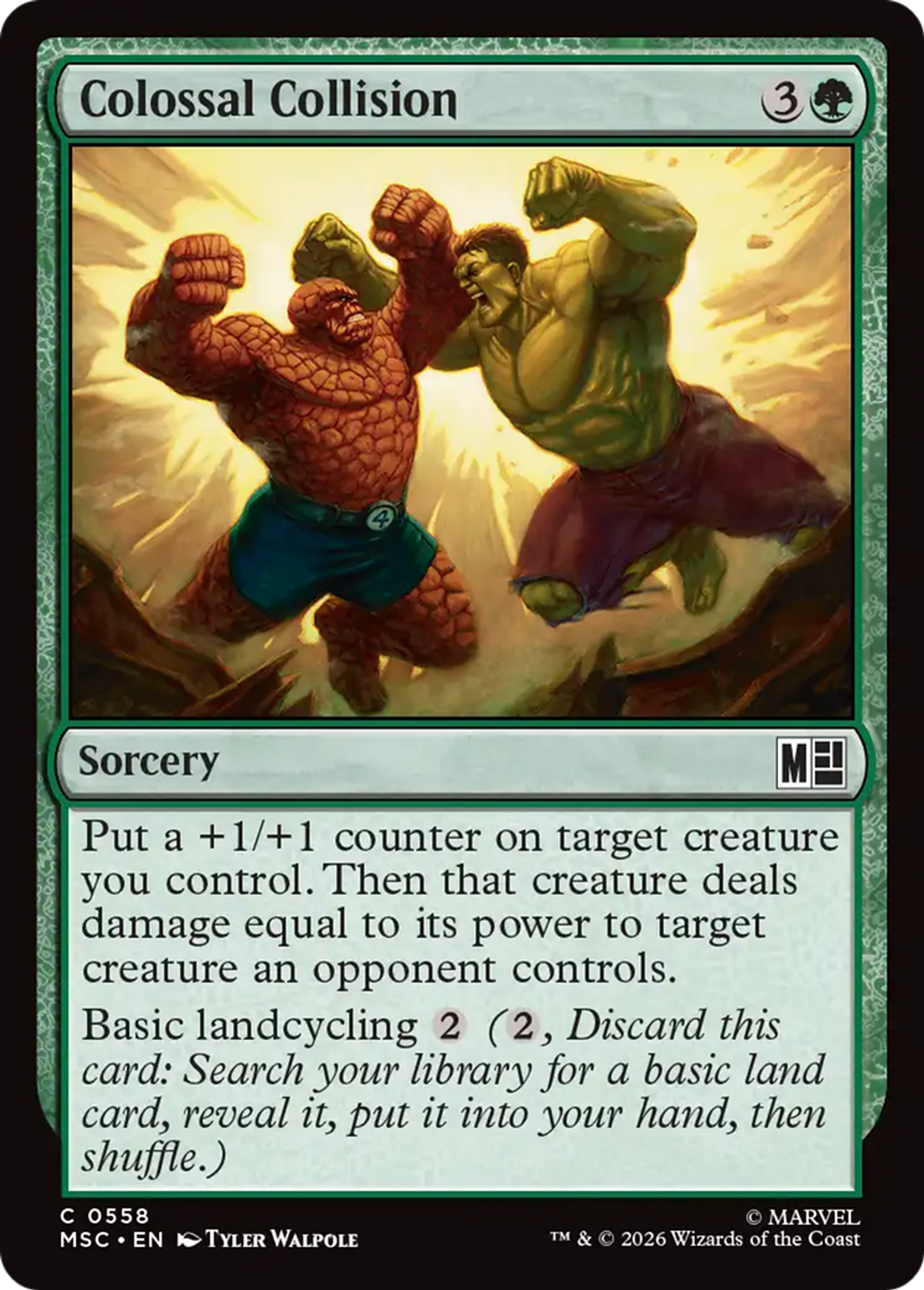 Colossal Collision — Marvel Super Heroes Commander — Magic: The Gathering