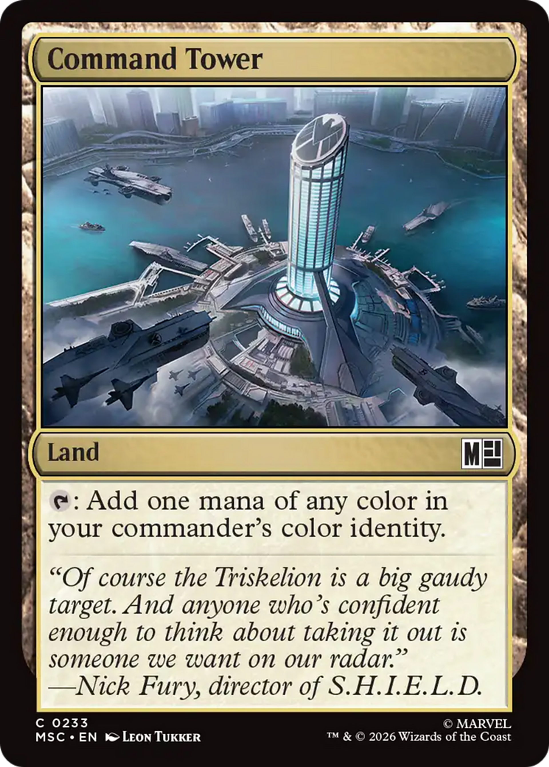 Command Tower — Marvel Super Heroes Commander — Magic: The Gathering