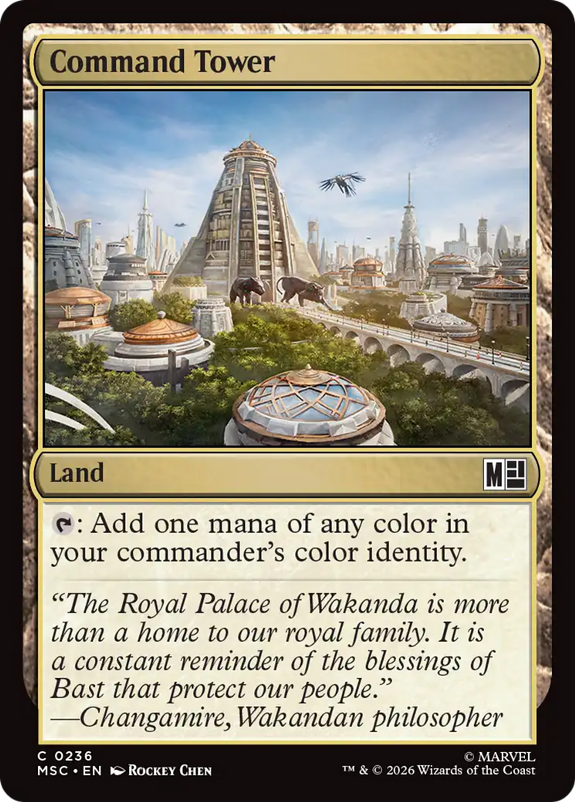 Command Tower — Marvel Super Heroes Commander — Magic: The Gathering