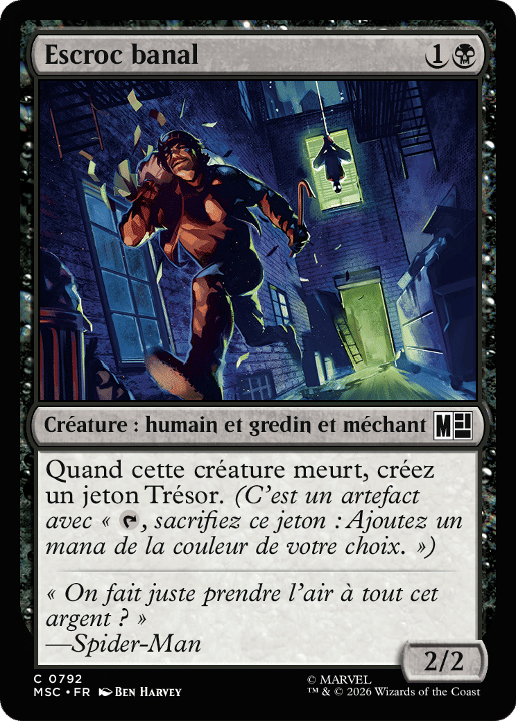 Escroc banal — Marvel Super Heroes Commander — Magic: The Gathering