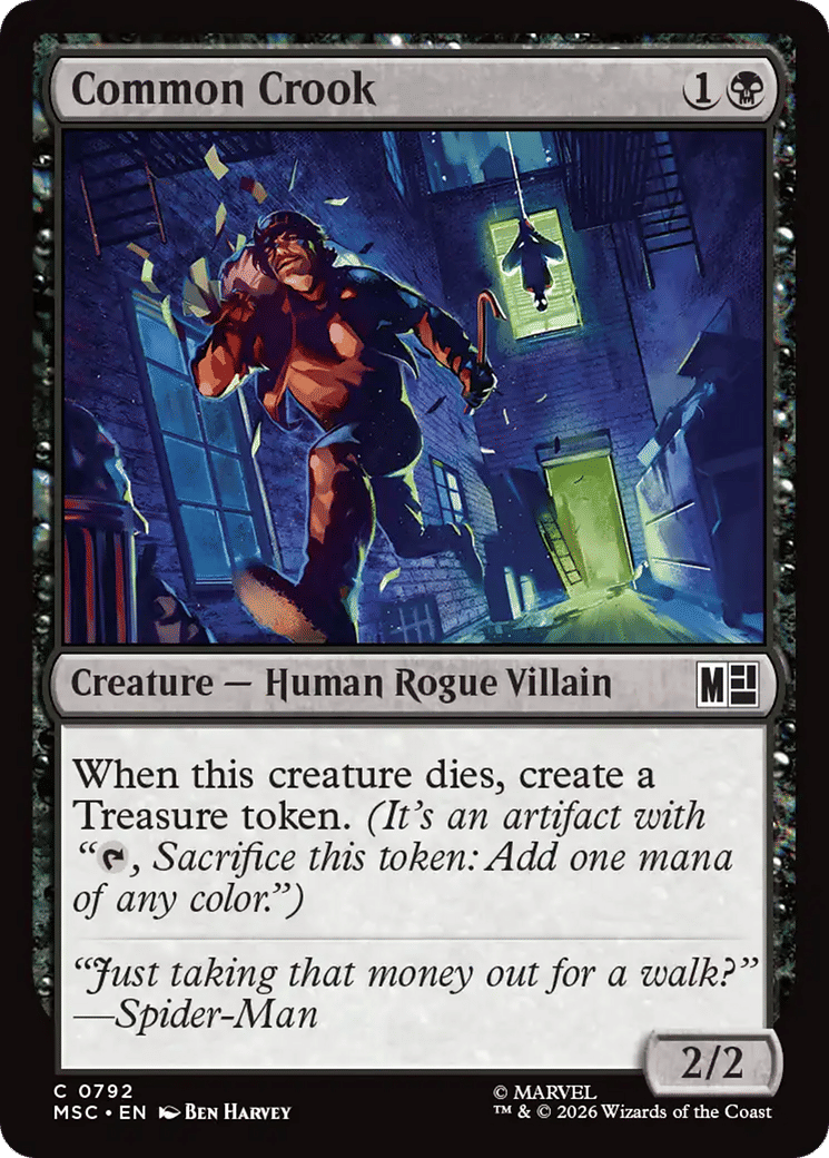 Common Crook — Marvel Super Heroes Commander — Magic: The Gathering