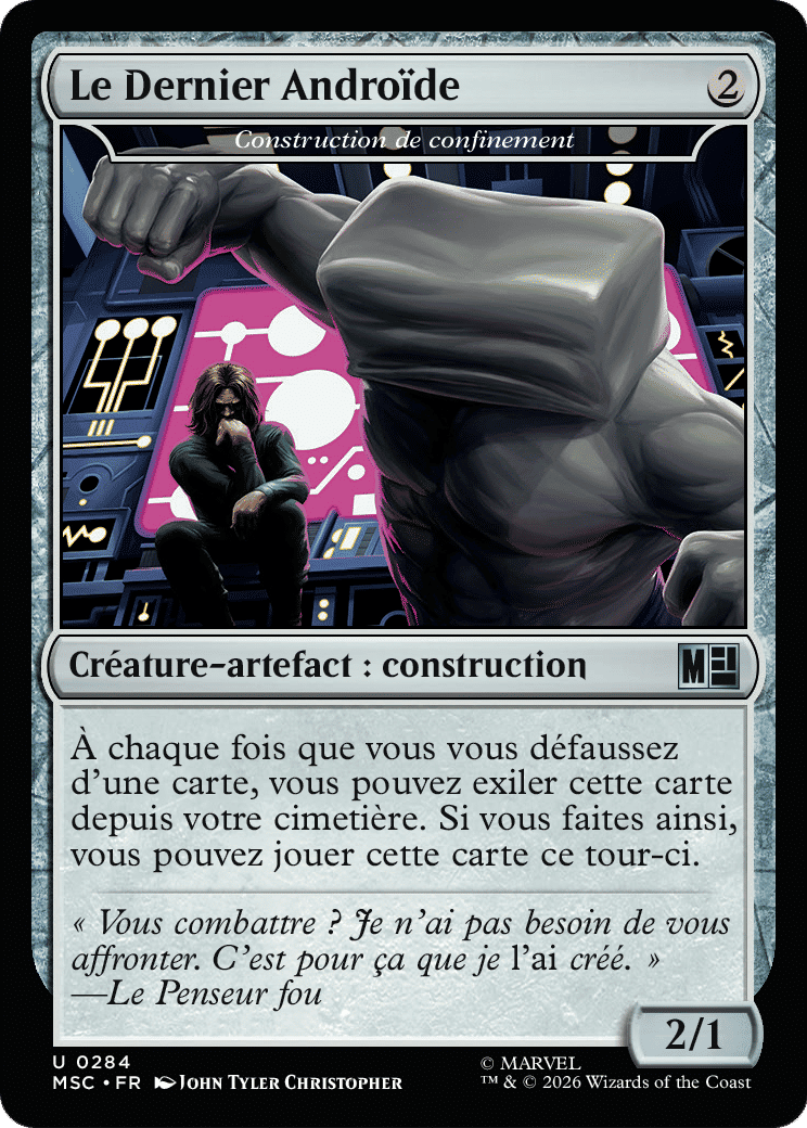 Construction de confinement — Marvel Super Heroes Commander — Magic: The Gathering