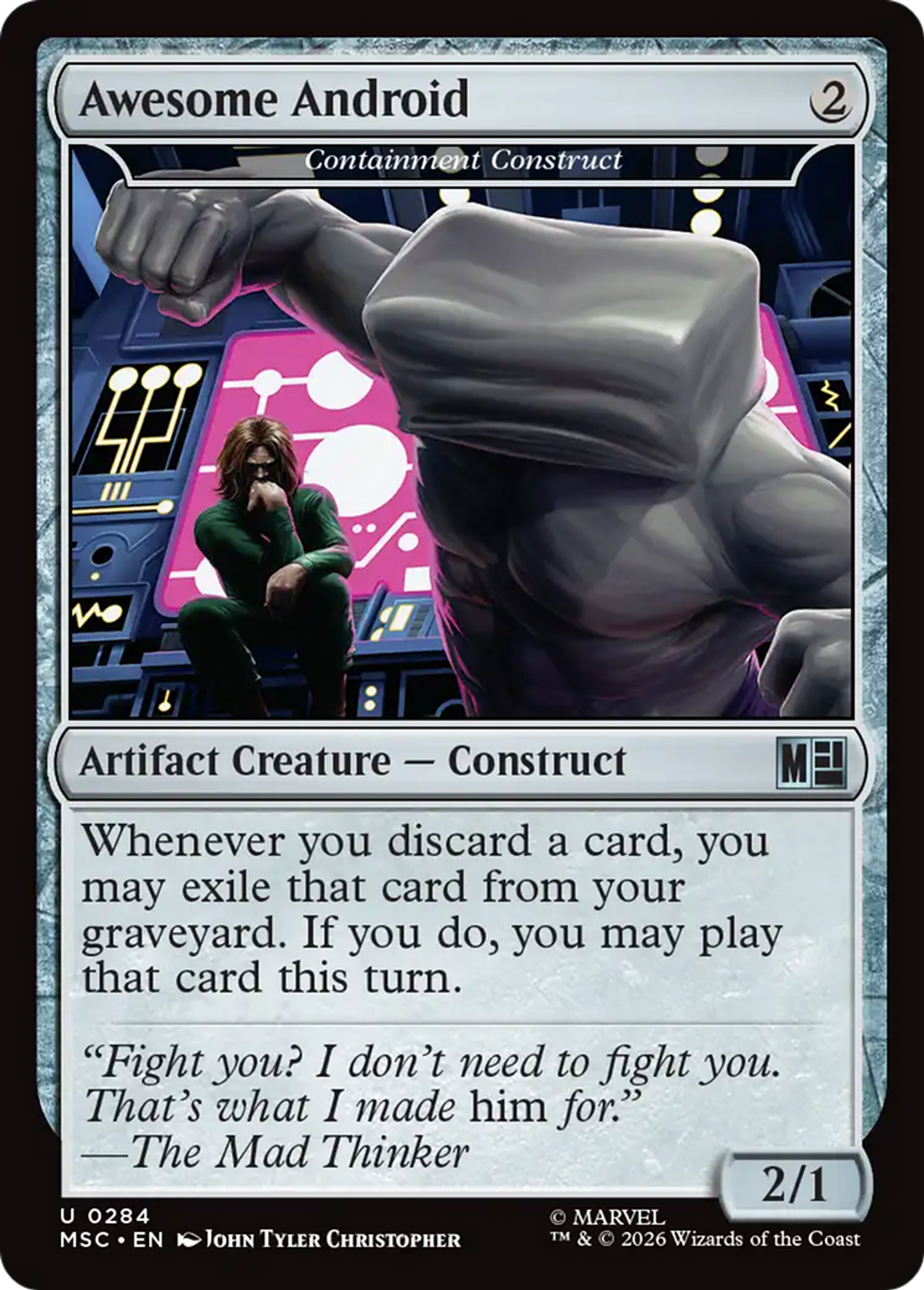 Containment Construct — Marvel Super Heroes Commander — Magic: The Gathering