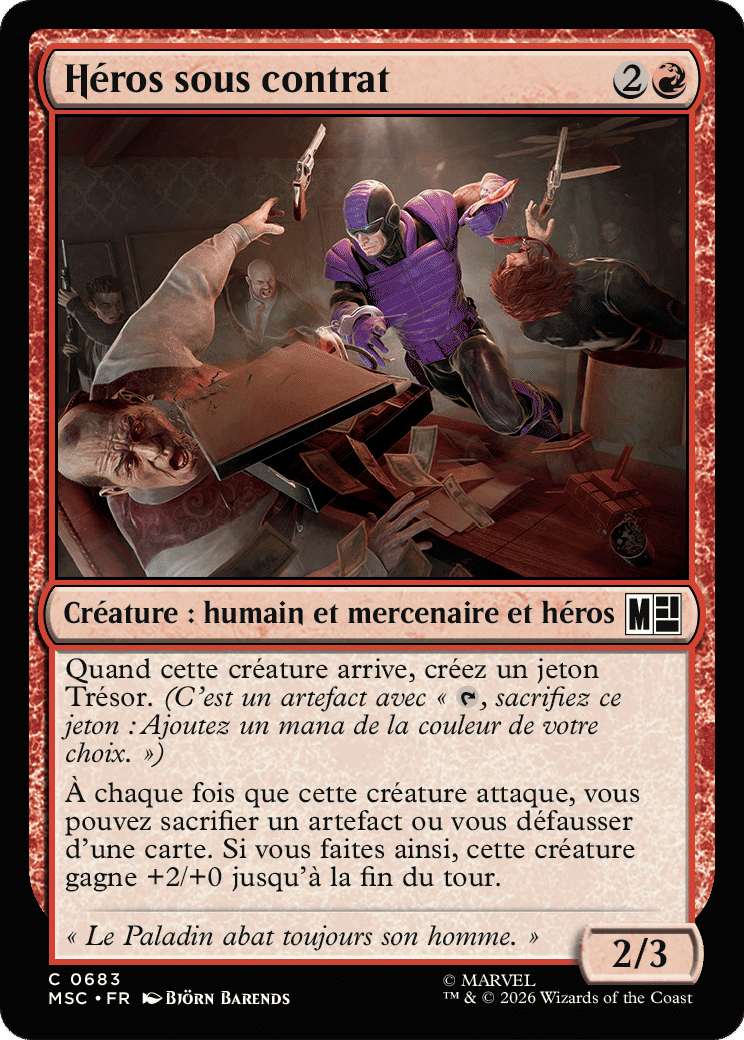 Héros sous contrat — Marvel Super Heroes Commander — Magic: The Gathering