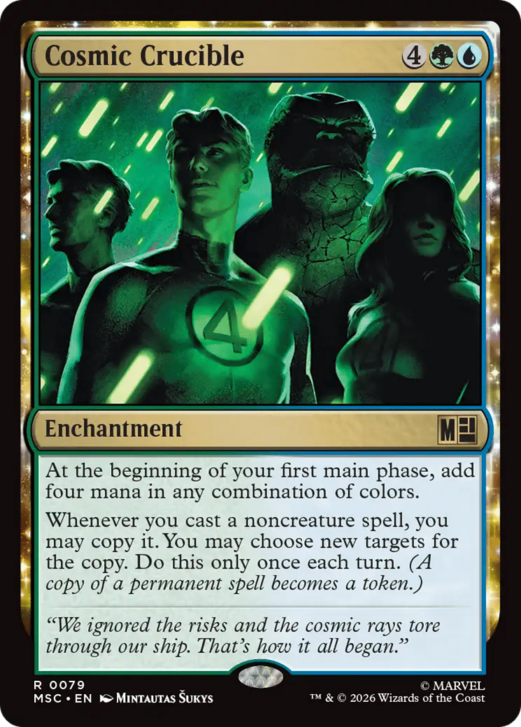 Cosmic Crucible — Marvel Super Heroes Commander — Magic: The Gathering