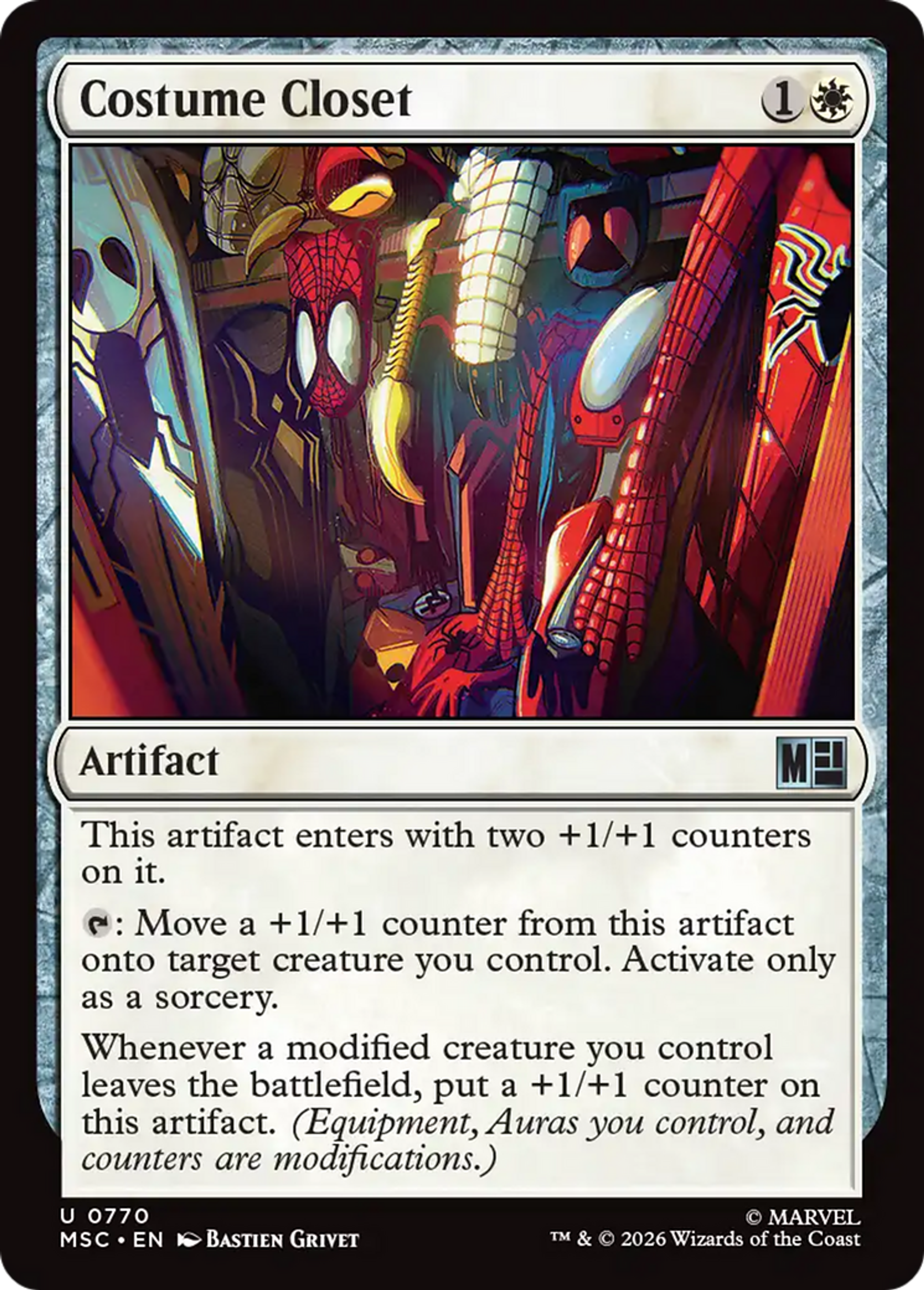Costume Closet — Marvel Super Heroes Commander — Magic: The Gathering