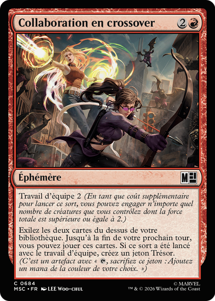 Collaboration en crossover — Marvel Super Heroes Commander — Magic: The Gathering