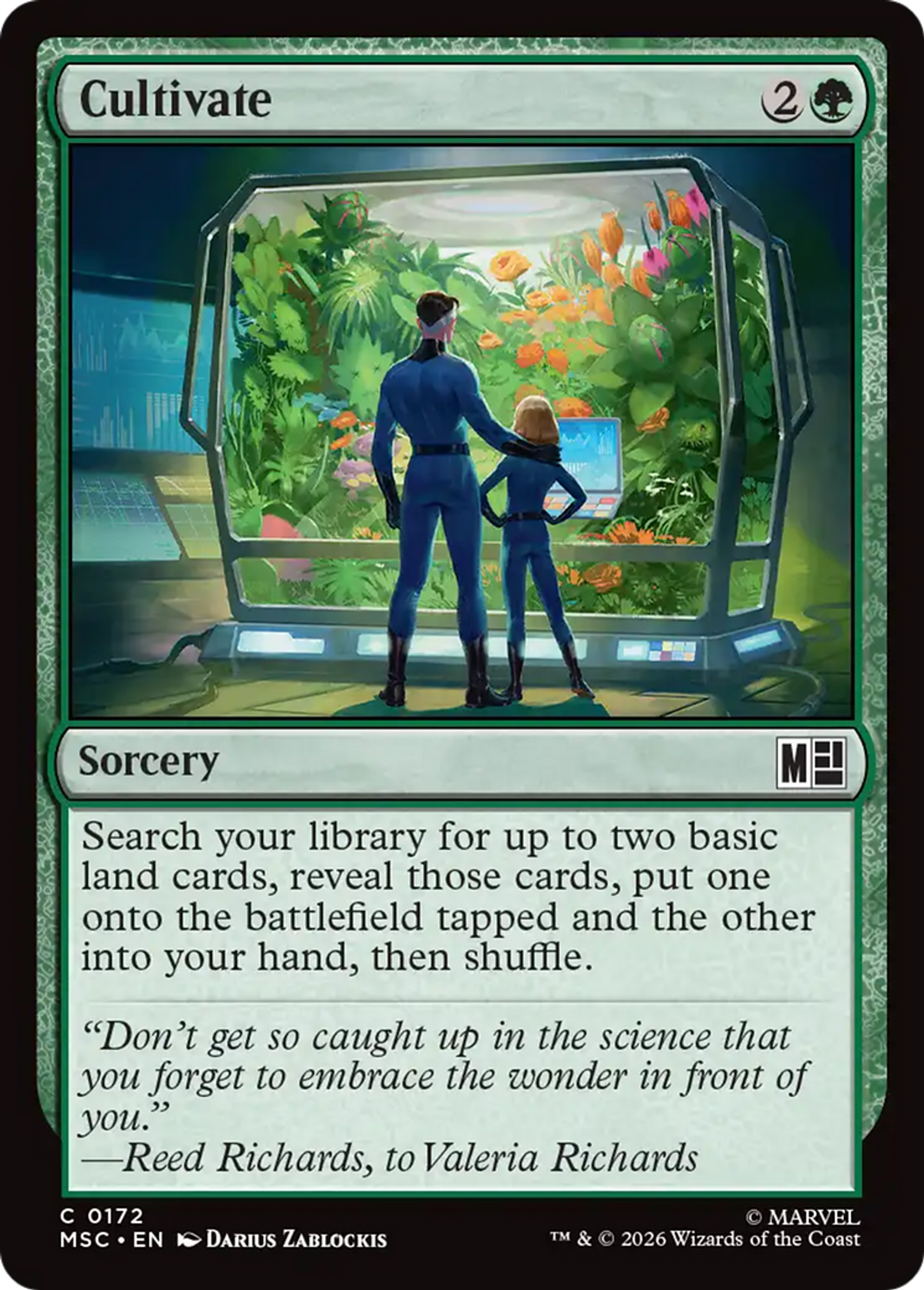 Cultivate — Marvel Super Heroes Commander — Magic: The Gathering