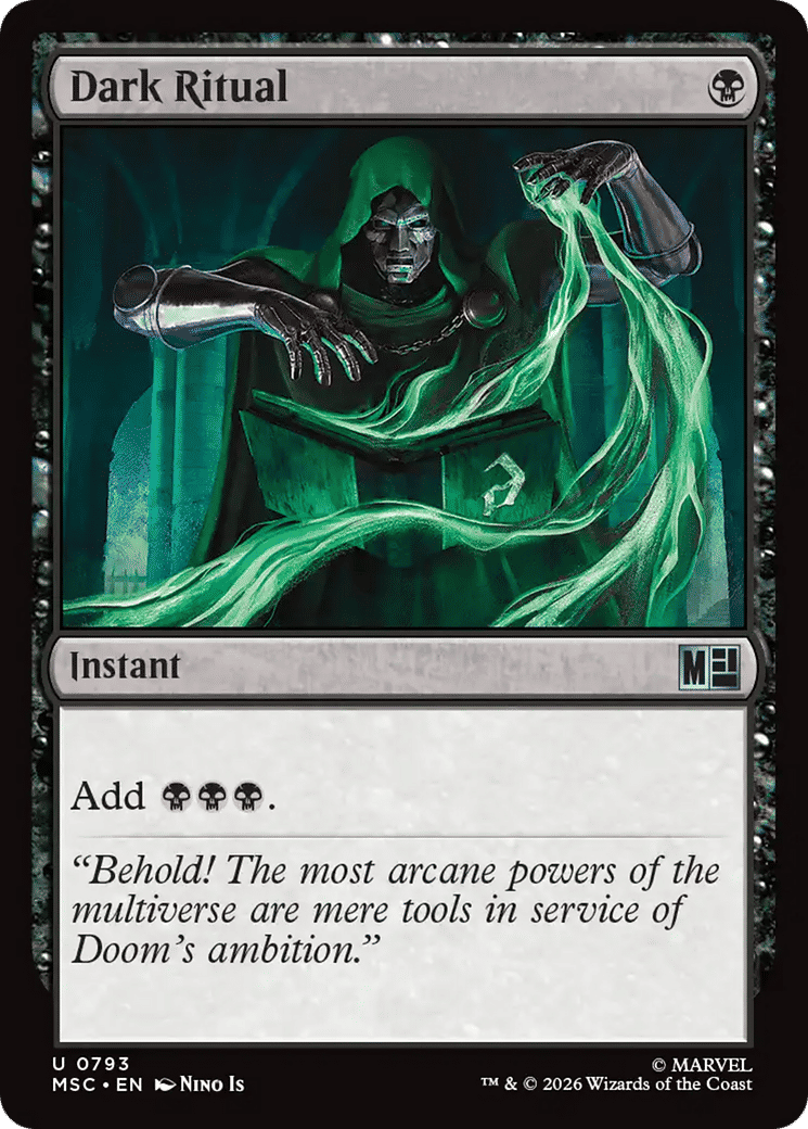 Dark Ritual — Marvel Super Heroes Commander — Magic: The Gathering
