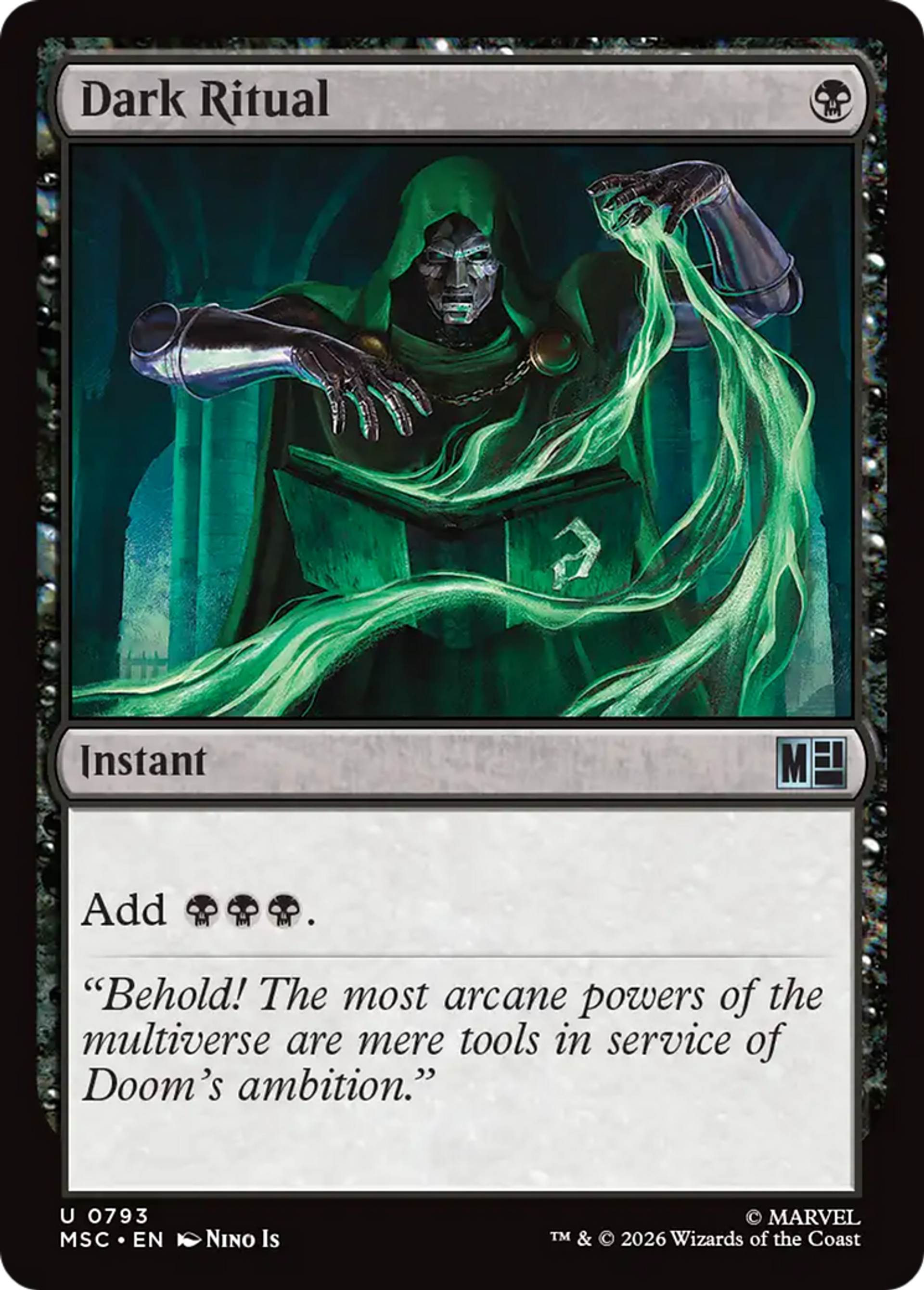 Dark Ritual — Marvel Super Heroes Commander — Magic: The Gathering