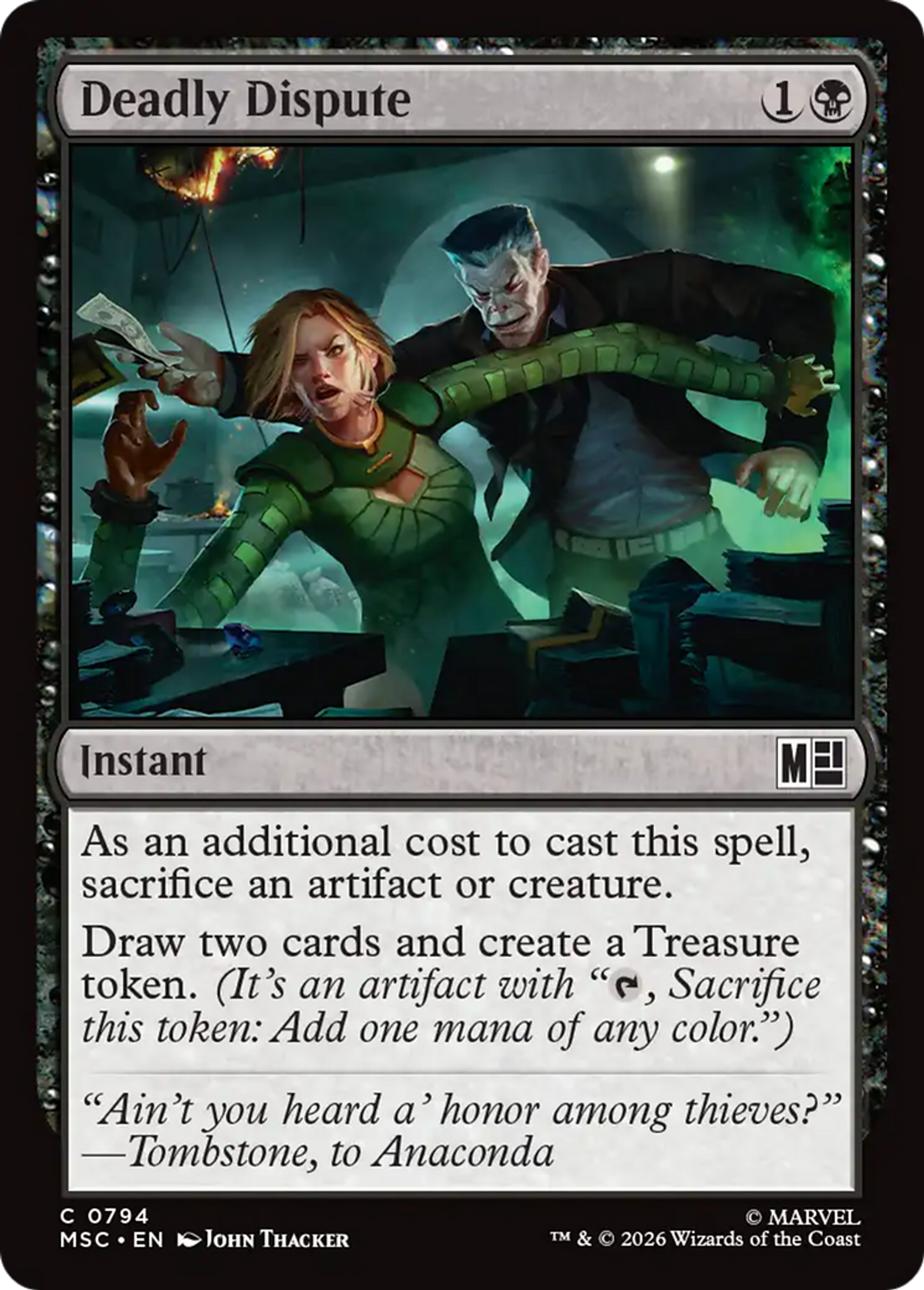 Deadly Dispute — Marvel Super Heroes Commander — Magic: The Gathering