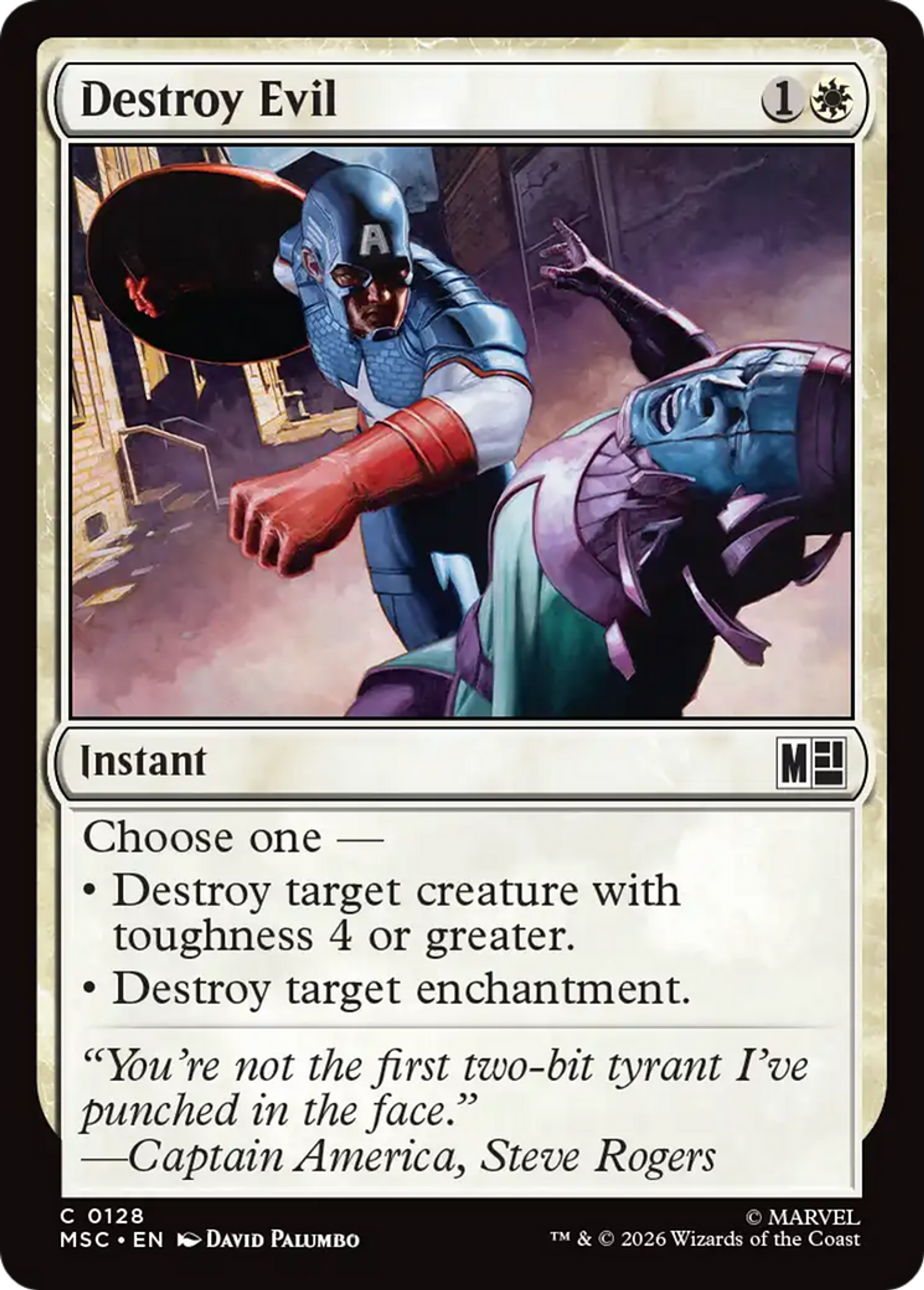 Destroy Evil — Marvel Super Heroes Commander — Magic: The Gathering