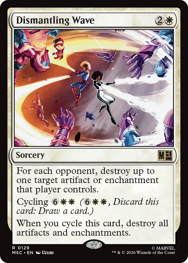 Dismantling Wave — Marvel Super Heroes Commander — Magic: The Gathering