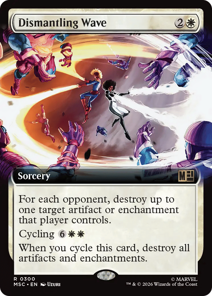 Dismantling Wave — Marvel Super Heroes Commander — Magic: The Gathering