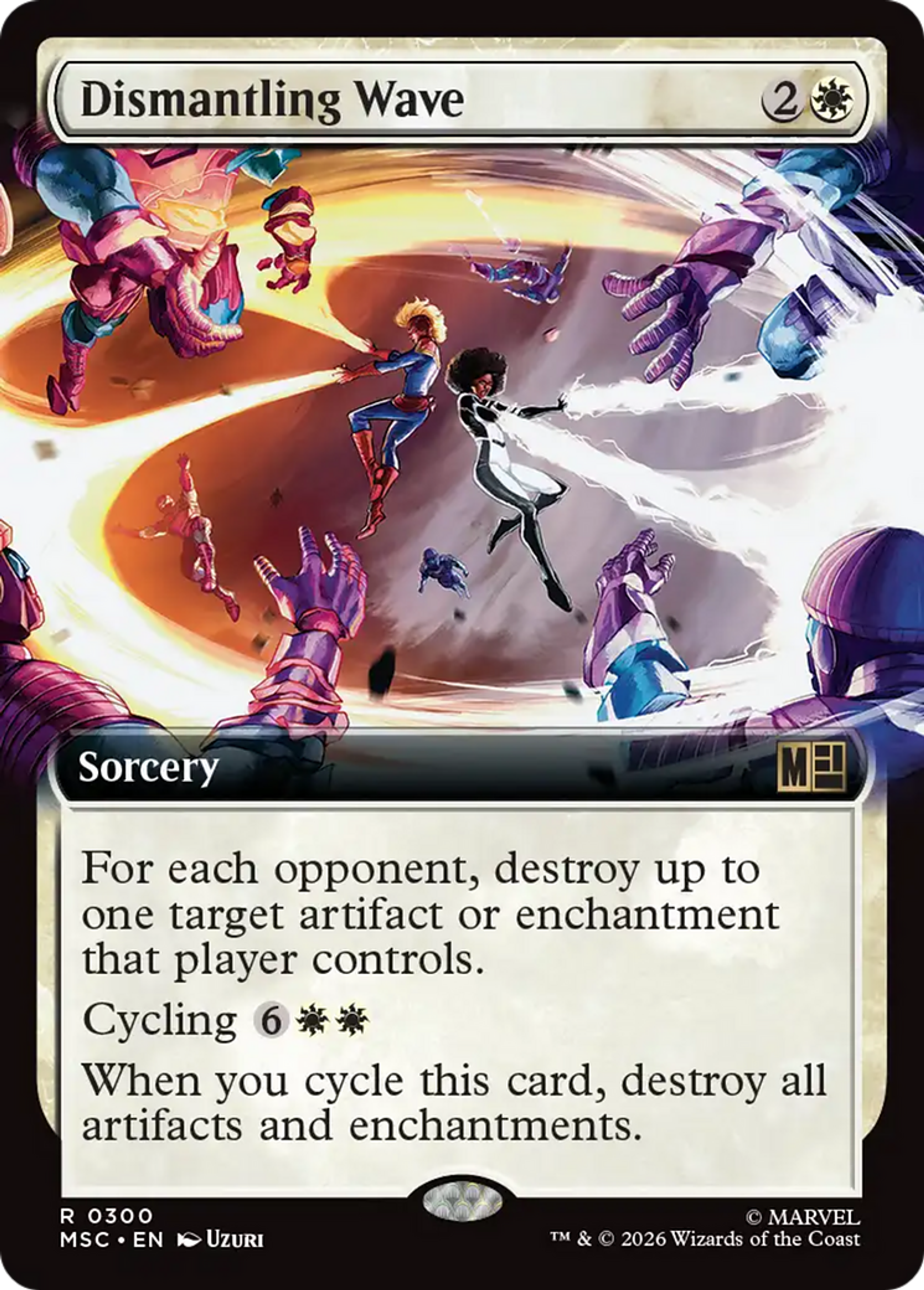 Dismantling Wave — Marvel Super Heroes Commander — Magic: The Gathering