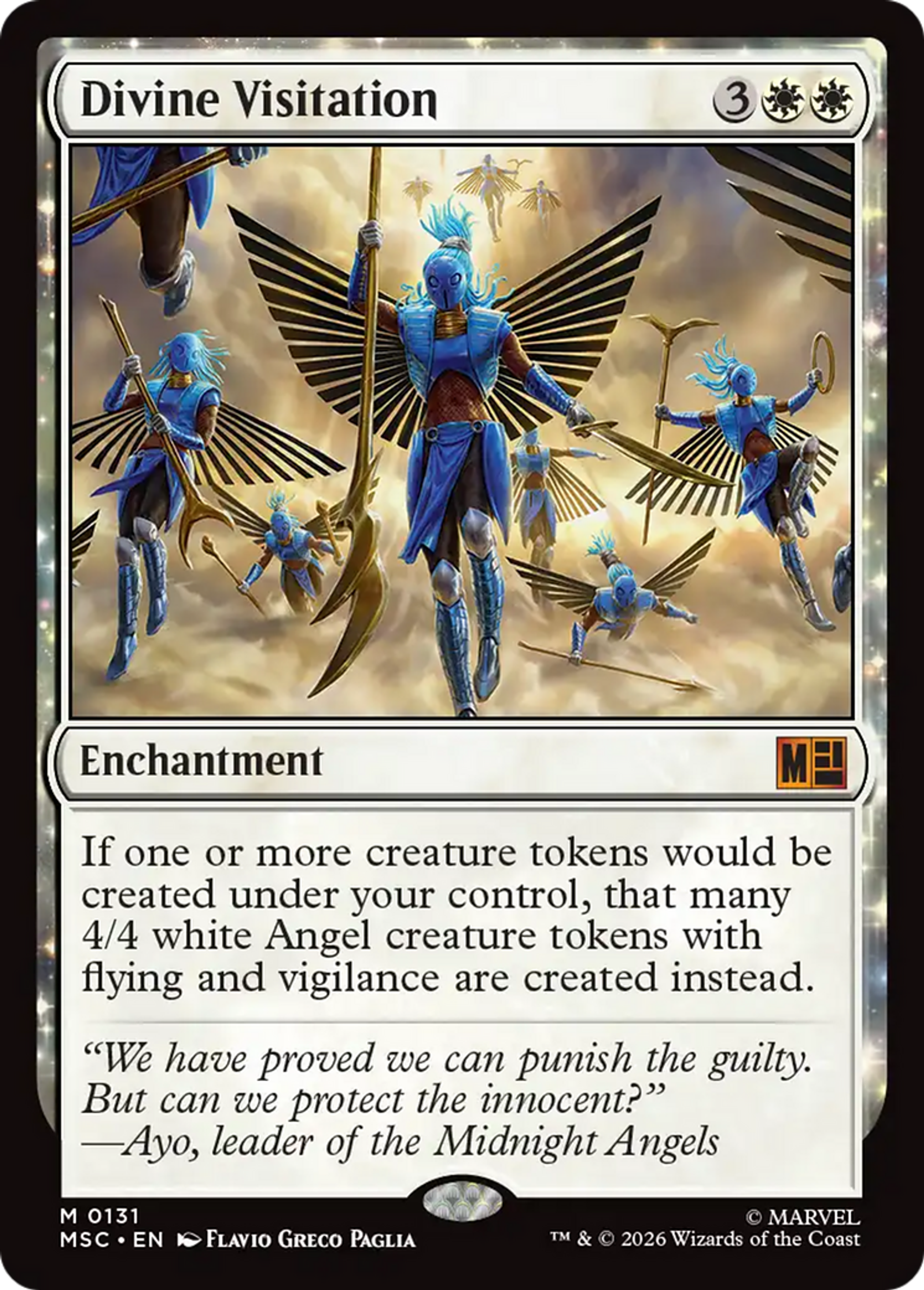 Visite divine — Marvel Super Heroes Commander — Magic: The Gathering