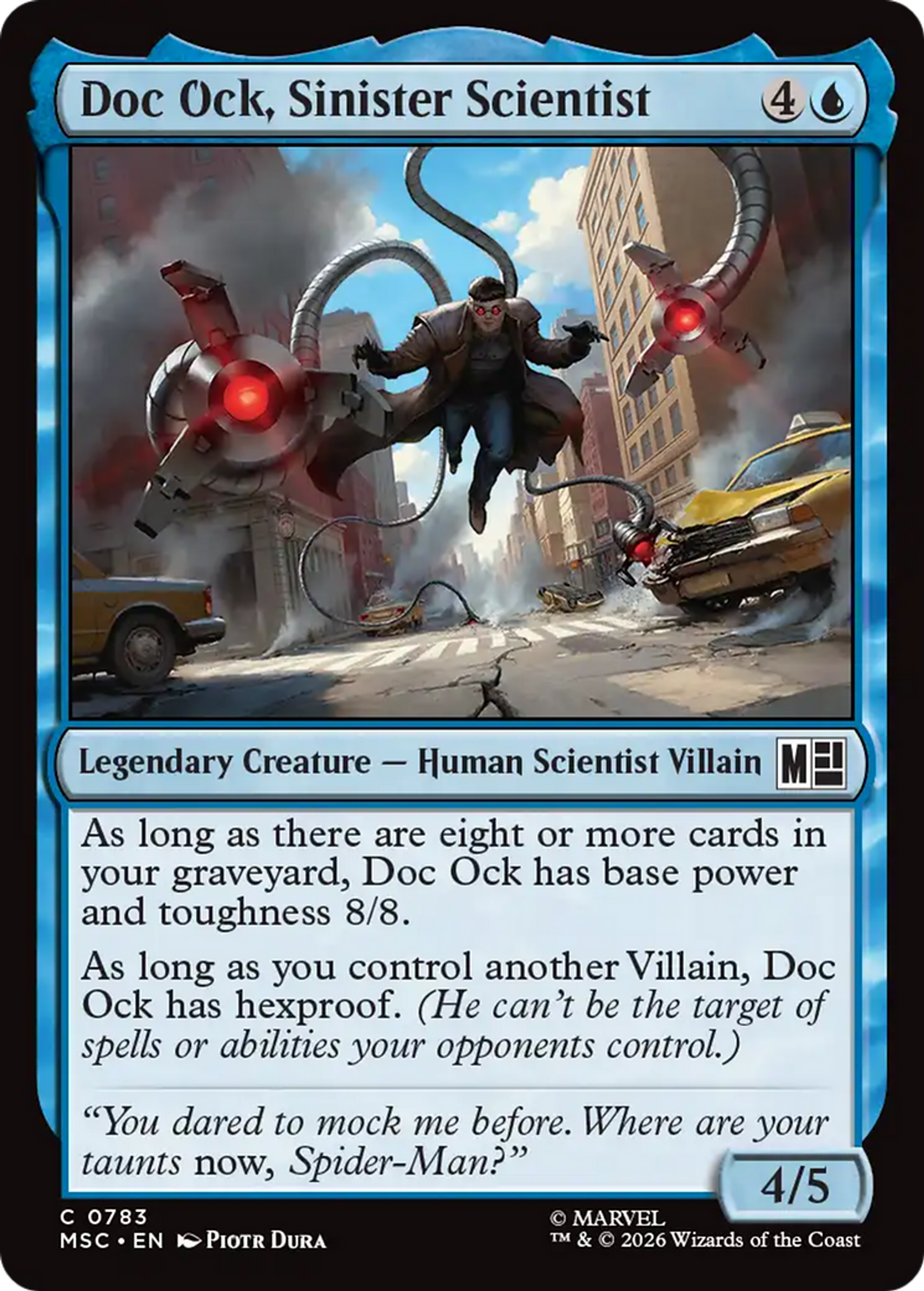 Doc Ock, Sinister Scientist — Marvel Super Heroes Commander — Magic: The Gathering