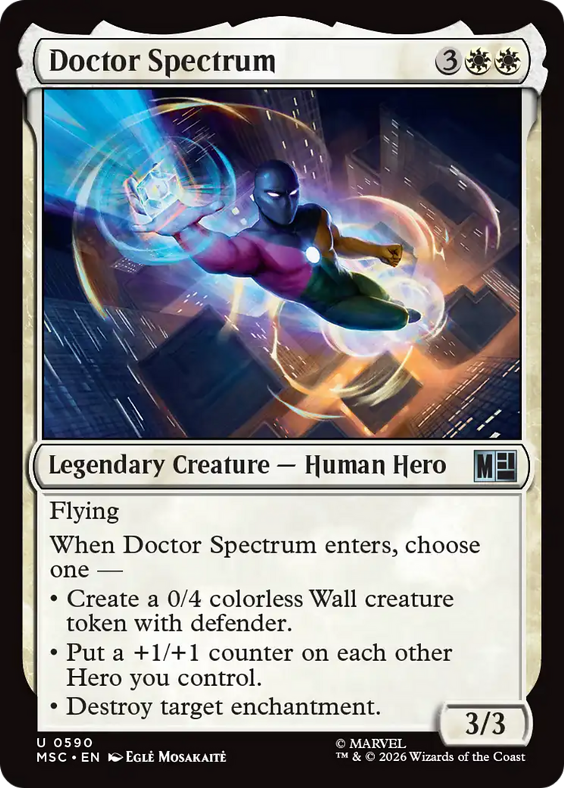 Doctor Spectrum — Marvel Super Heroes Commander — Magic: The Gathering